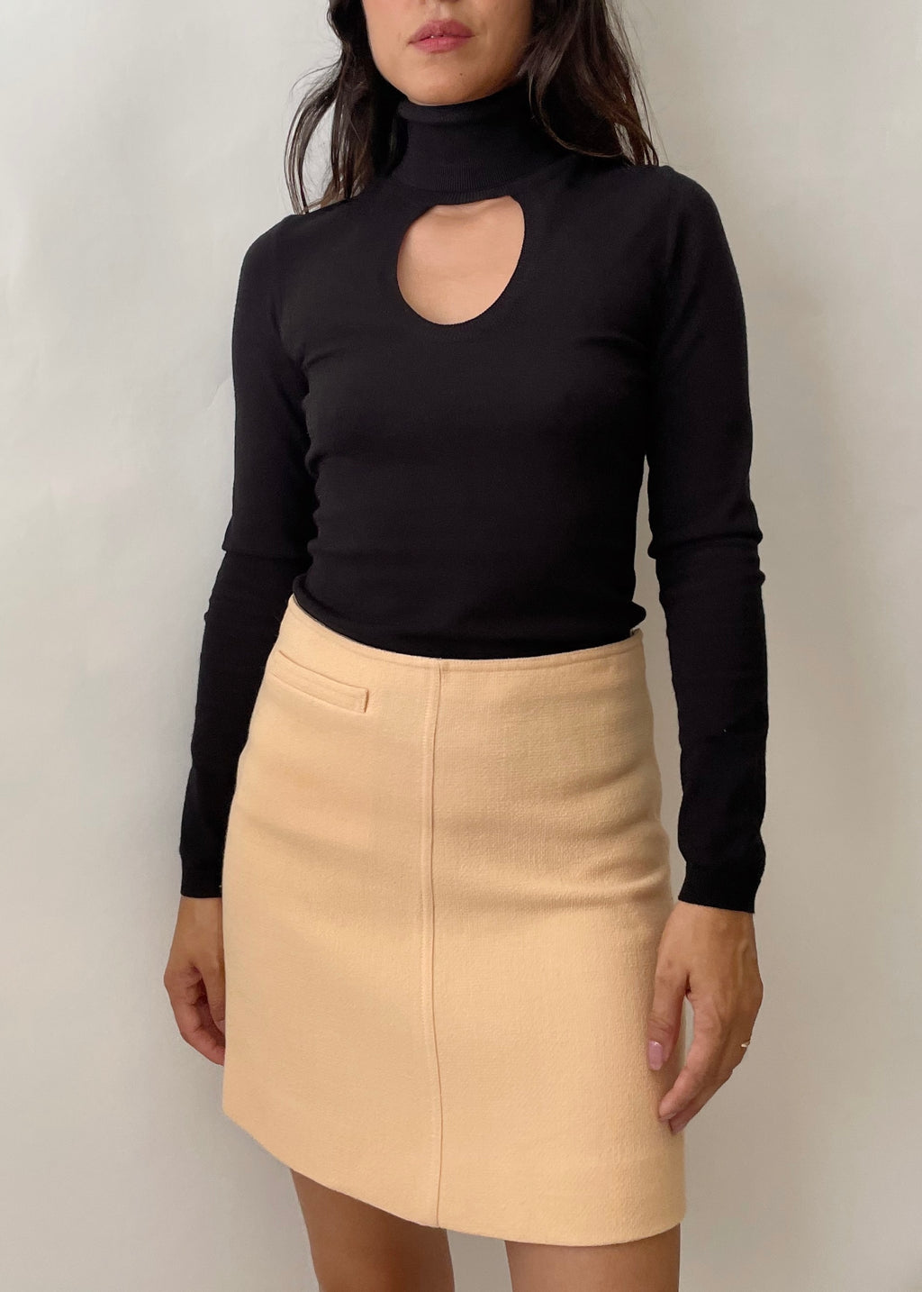 Vintage Moschino Keyhole Turtleneck