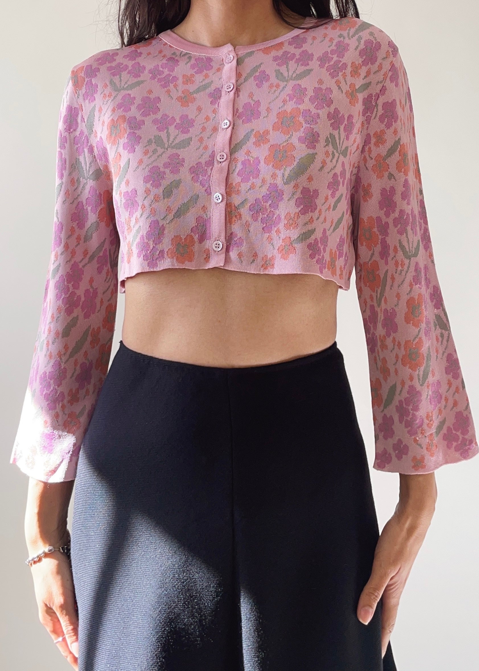 Vintage Valentino Floral Cardi