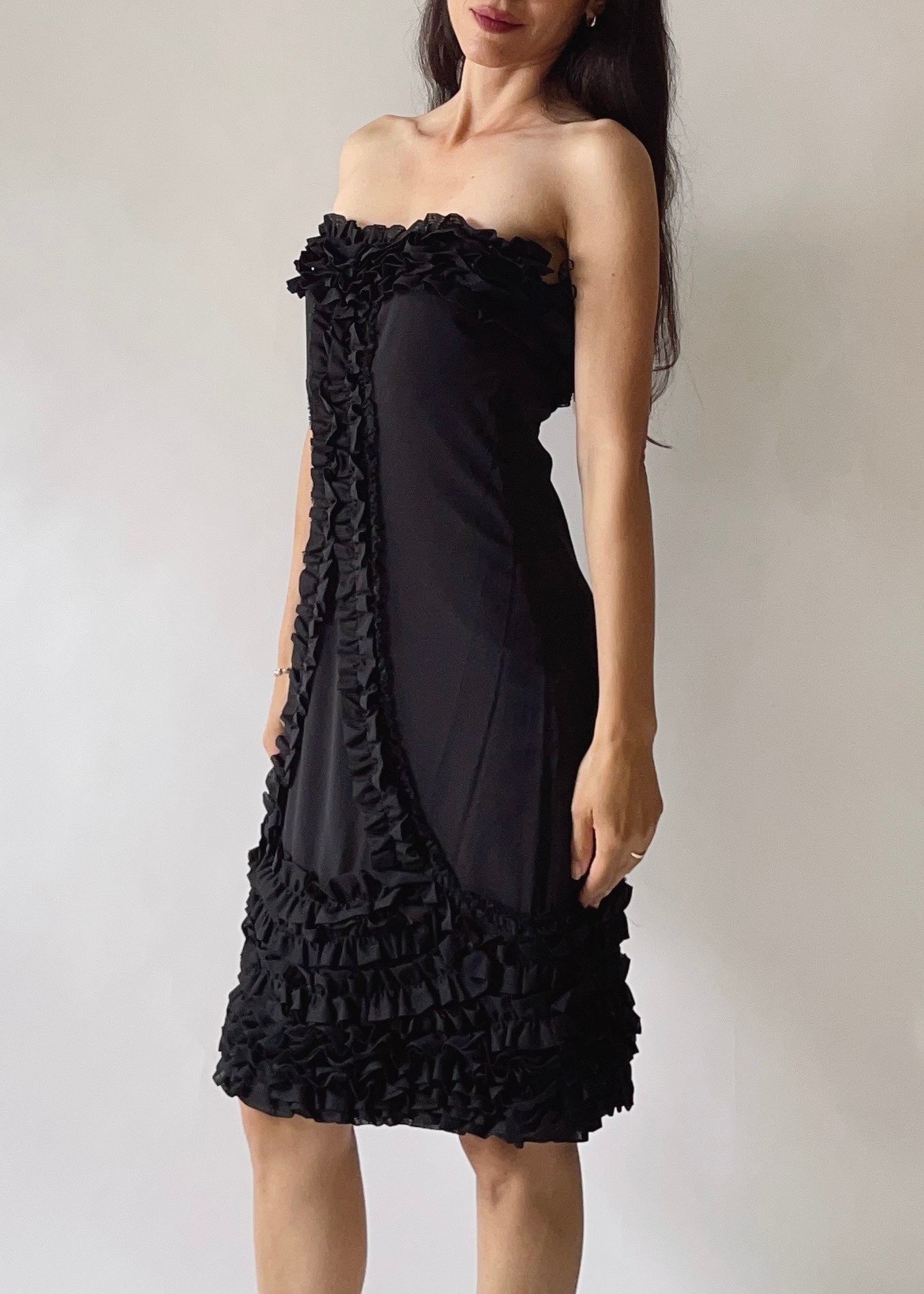 Anna Molinari Ruffle Dress