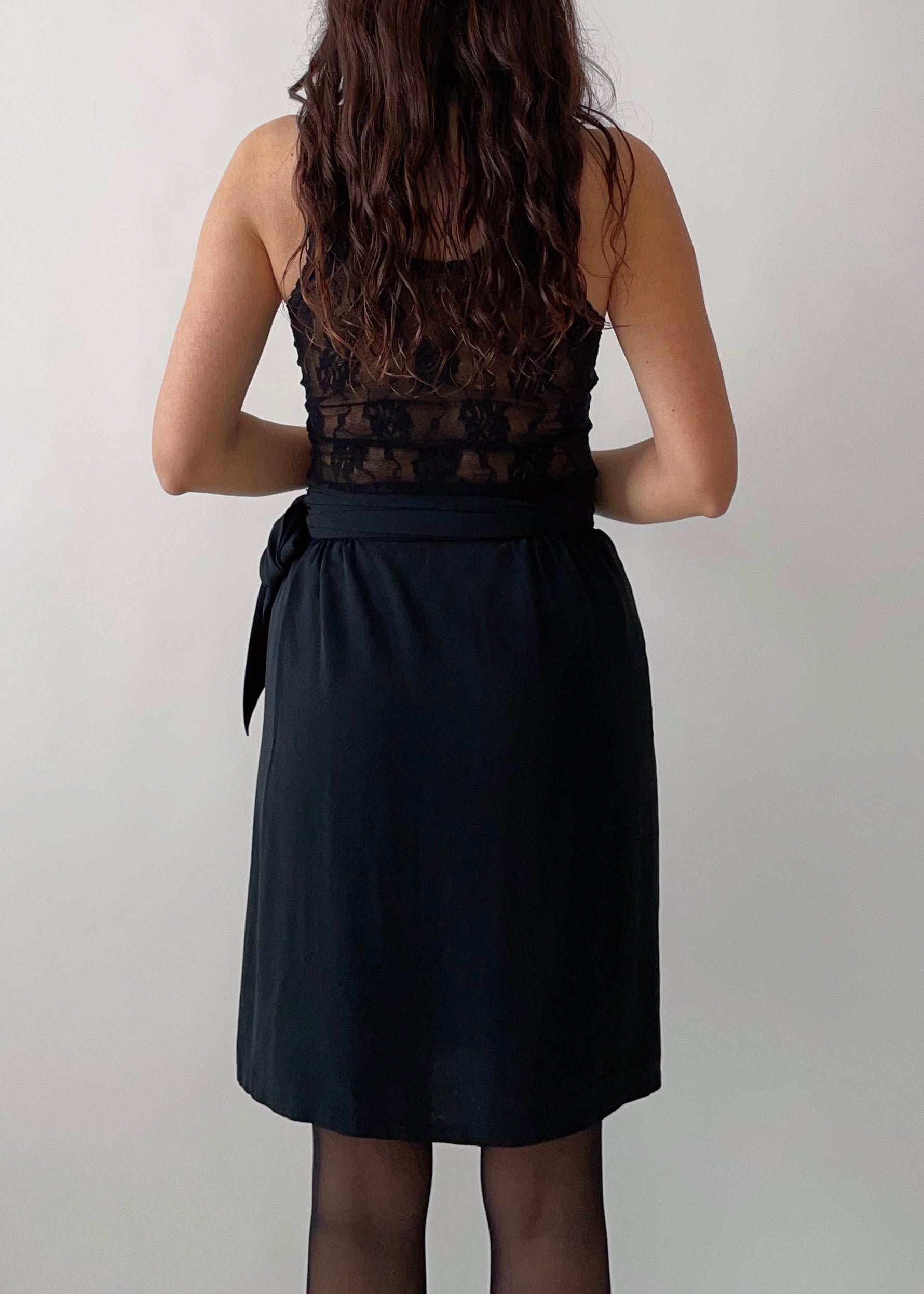 Vintage YSL Silk Wrap Skirt