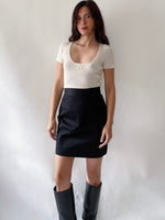 Vintage Chanel CC Pencil Skirt