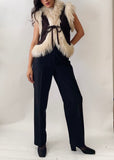 Vintage Moschino Jeans Faux Fur Vest