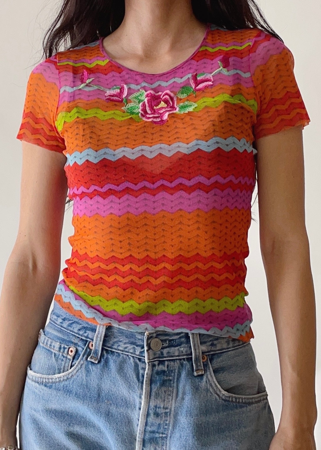 Vintage Kenzo Mesh Top