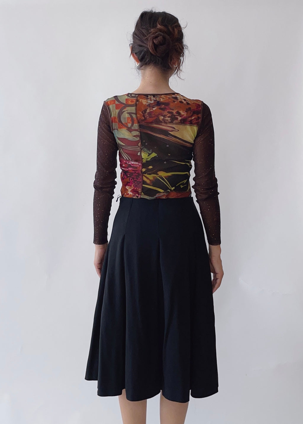 Vintage Prada Wool Skirt With Pockets