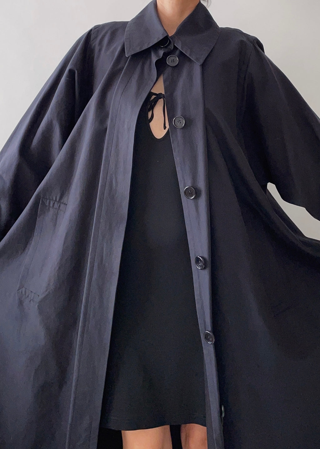 Vintage YSL Swing Trench Coat