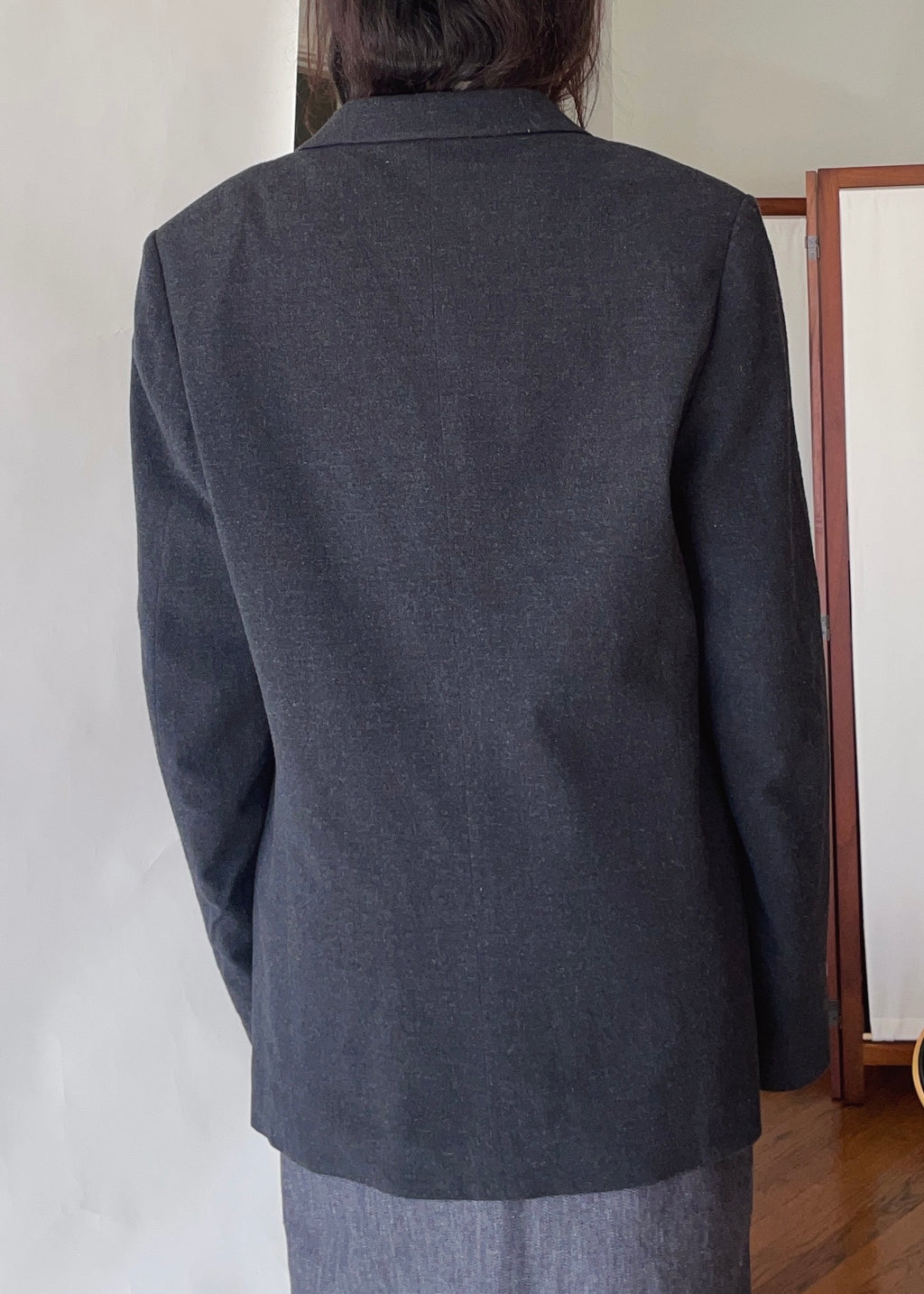 Jil Sander Grey Wool Blazer
