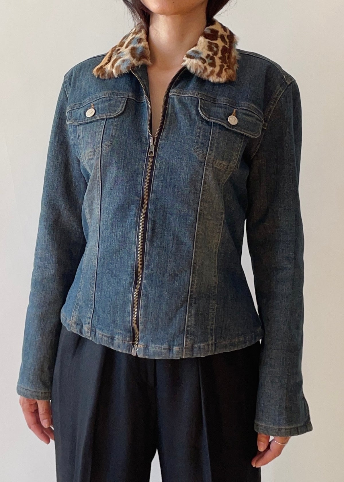 Blugirl Denim Collar Jacket