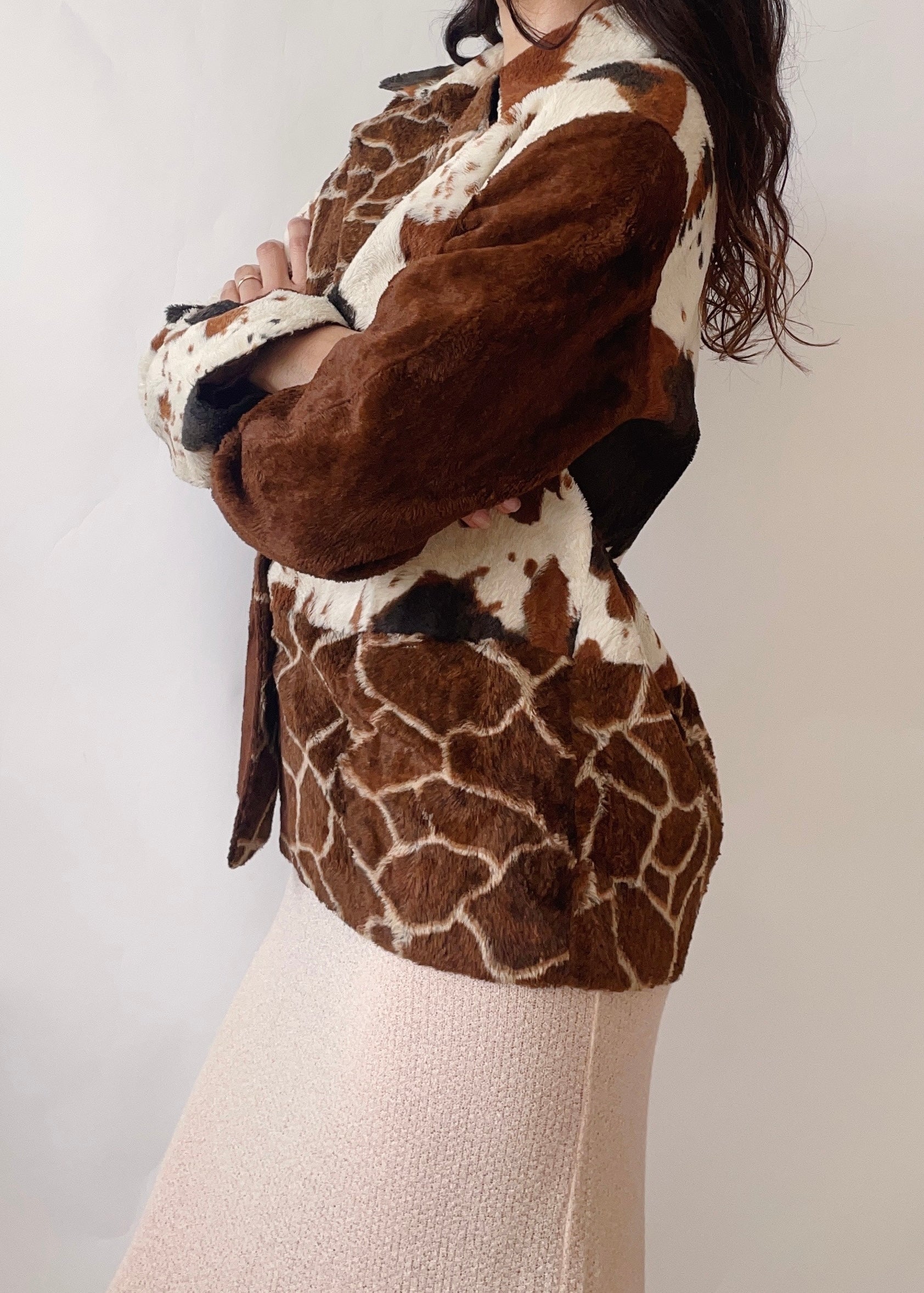 Vintage Kenzo Cow Print Jacket