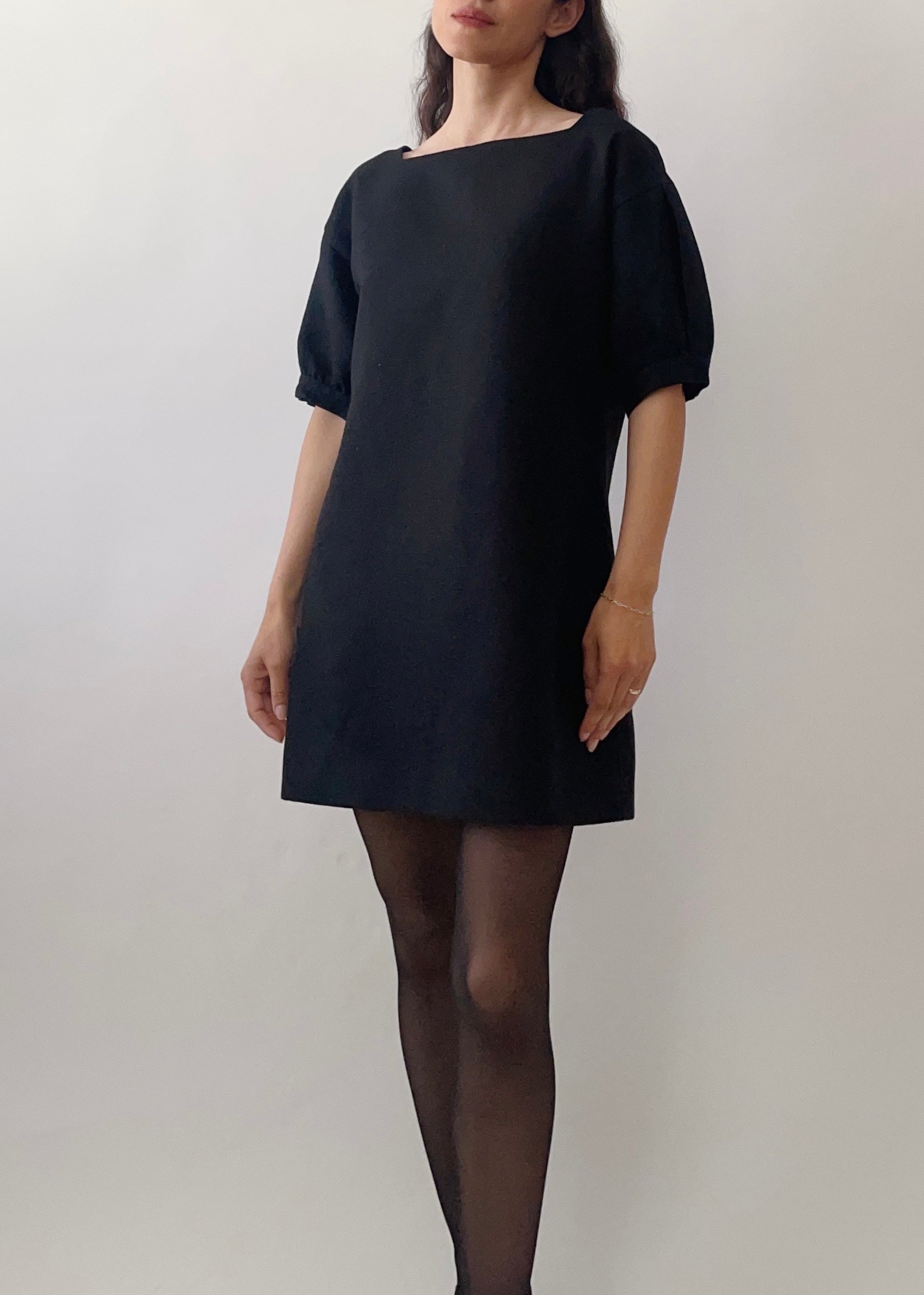 2000s YSL Puff Micro Mini Dress / Tunic Top
