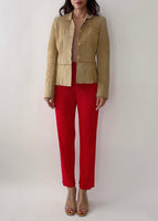 Vintage Issey Miyake Pleats Please Red Pants