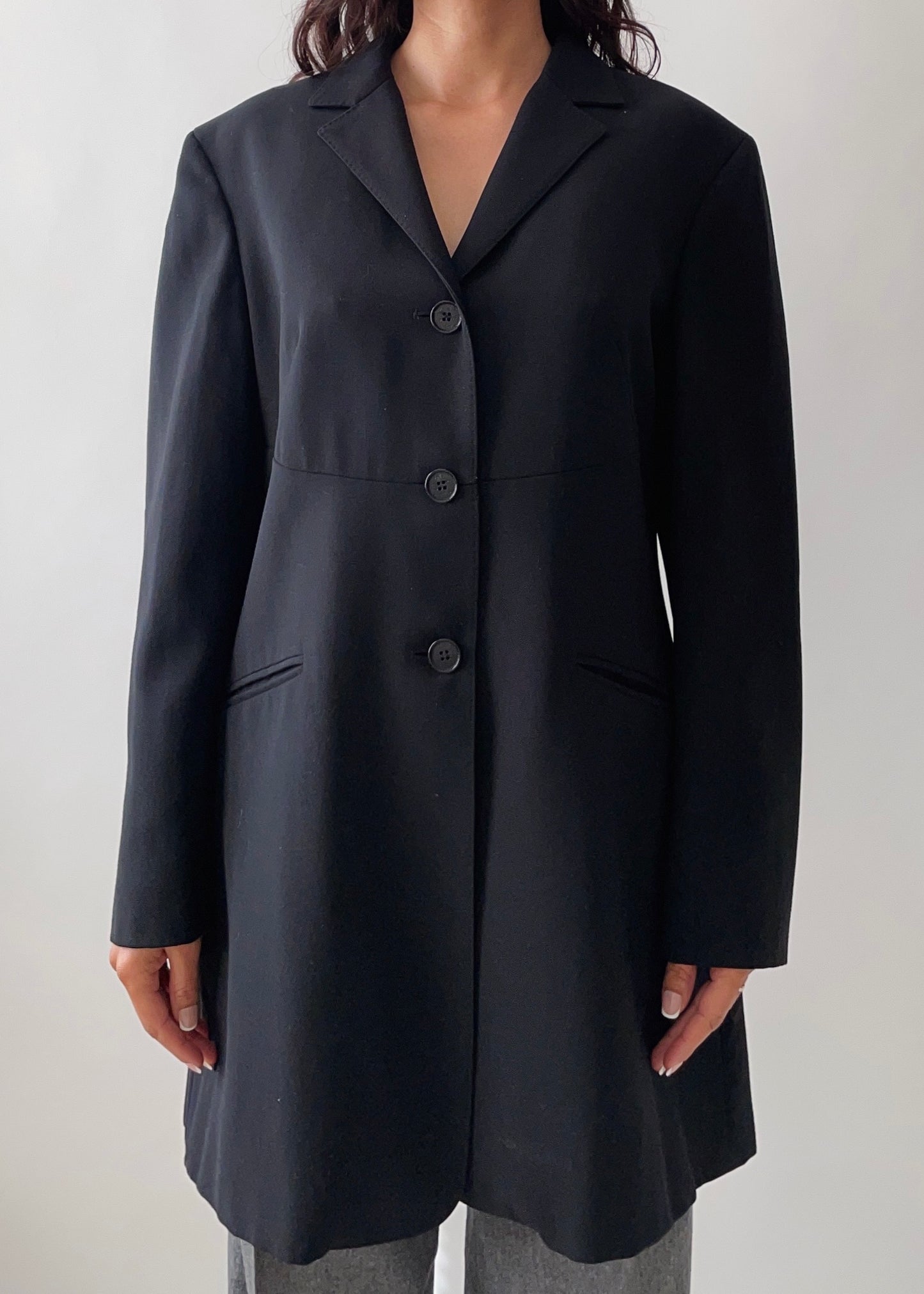 Vintage Moschino Long Wool Jacket