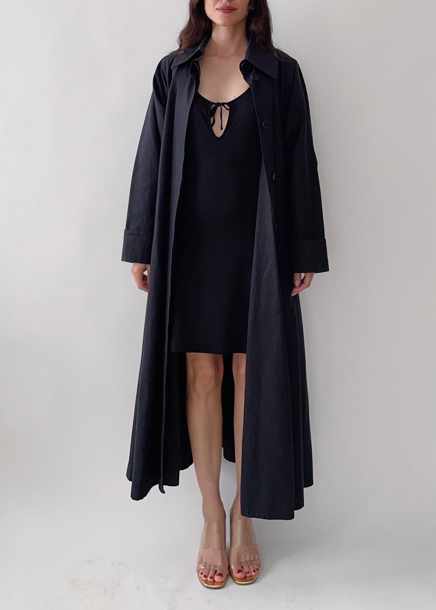 Vintage YSL Swing Trench Coat