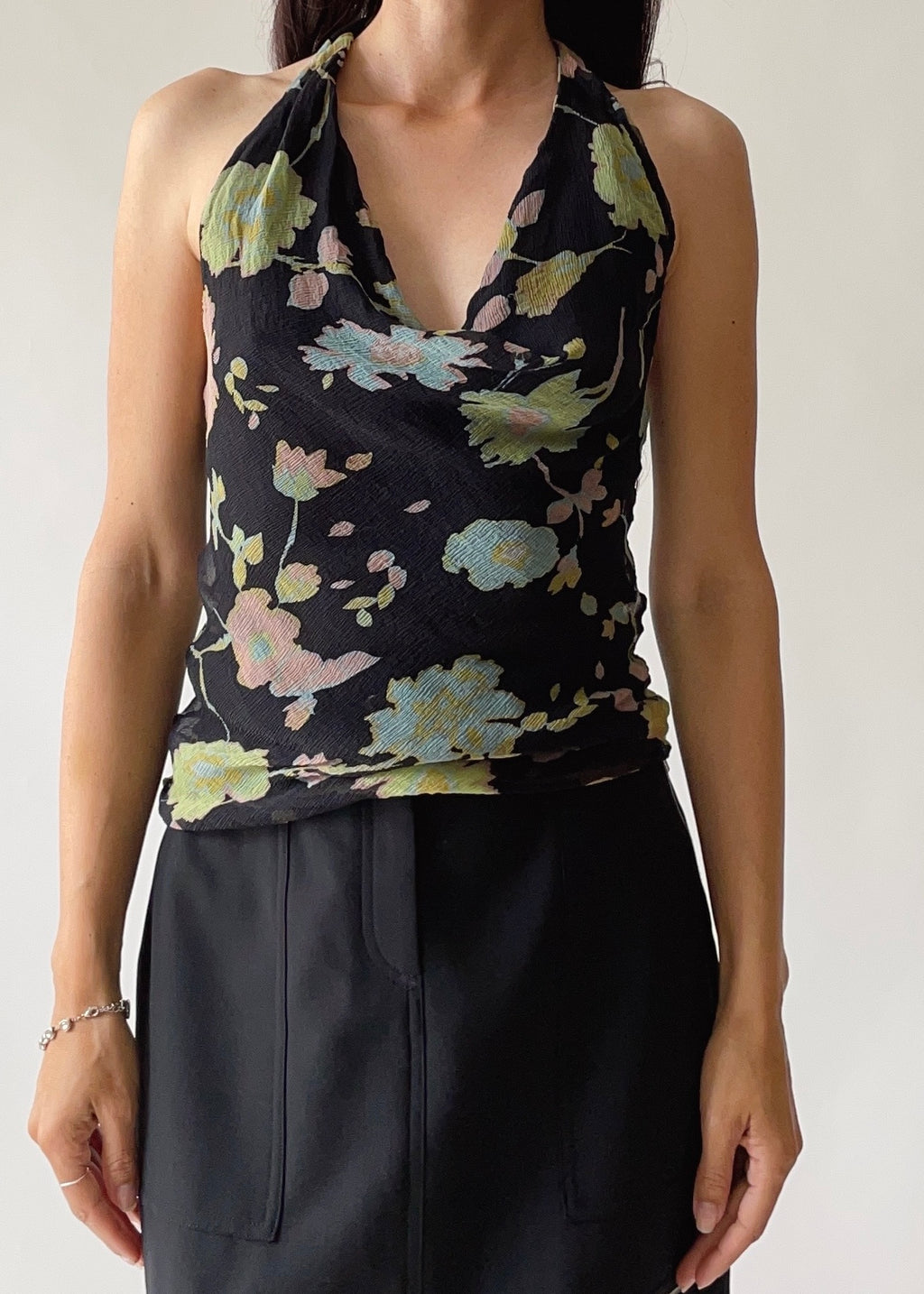 Vintage Valentino Silk Halter