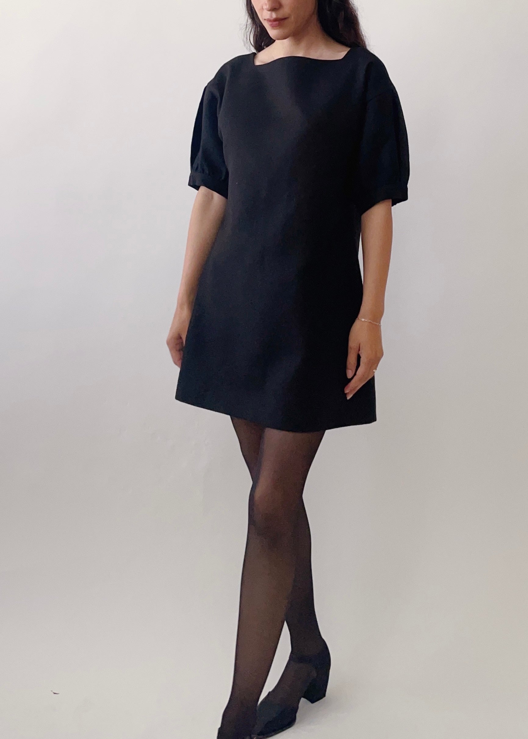 2000s YSL Puff Micro Mini Dress / Tunic Top