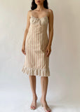 Vintage Moschino Striped Summer Dress