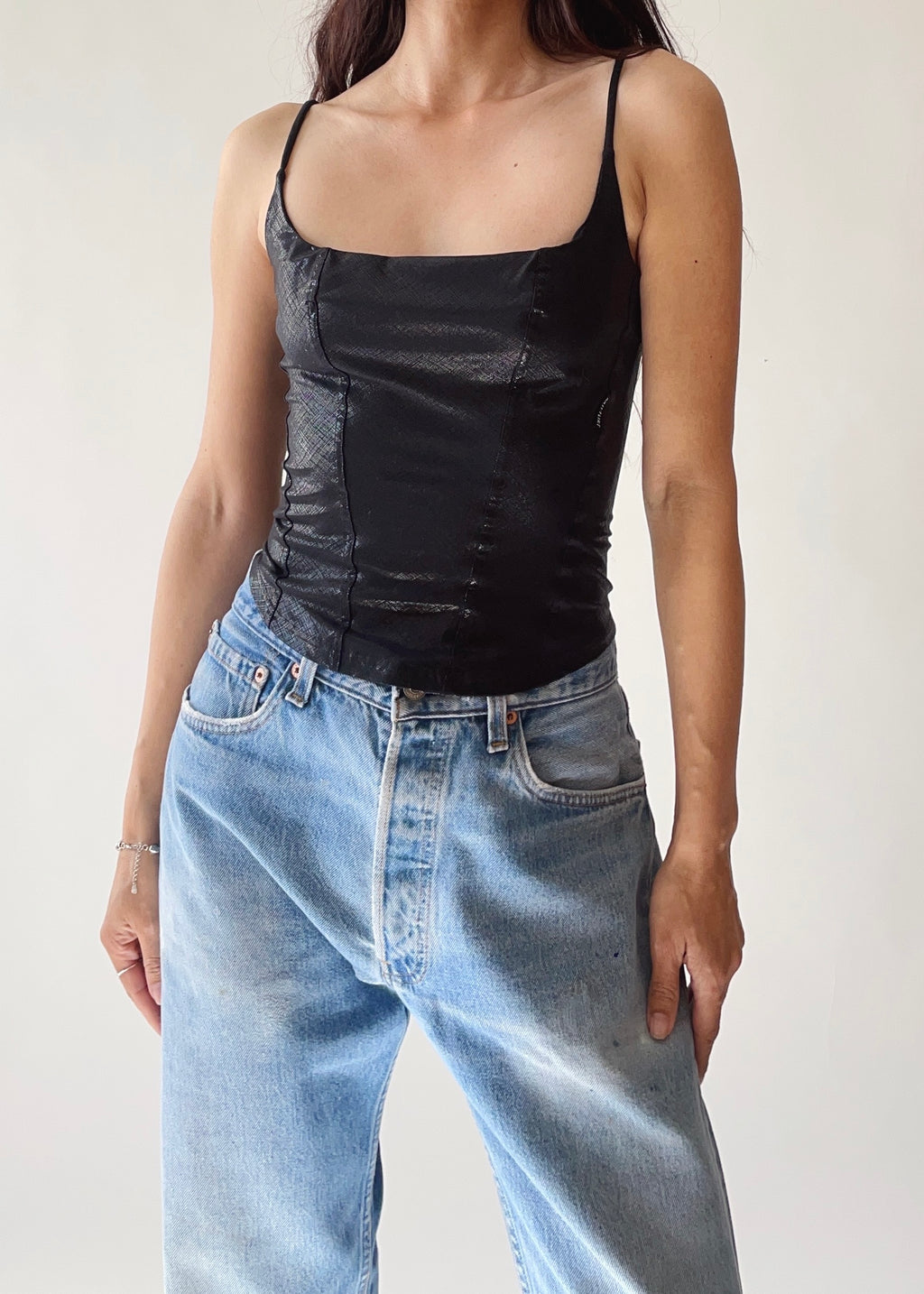 Vintage French Bustier Top