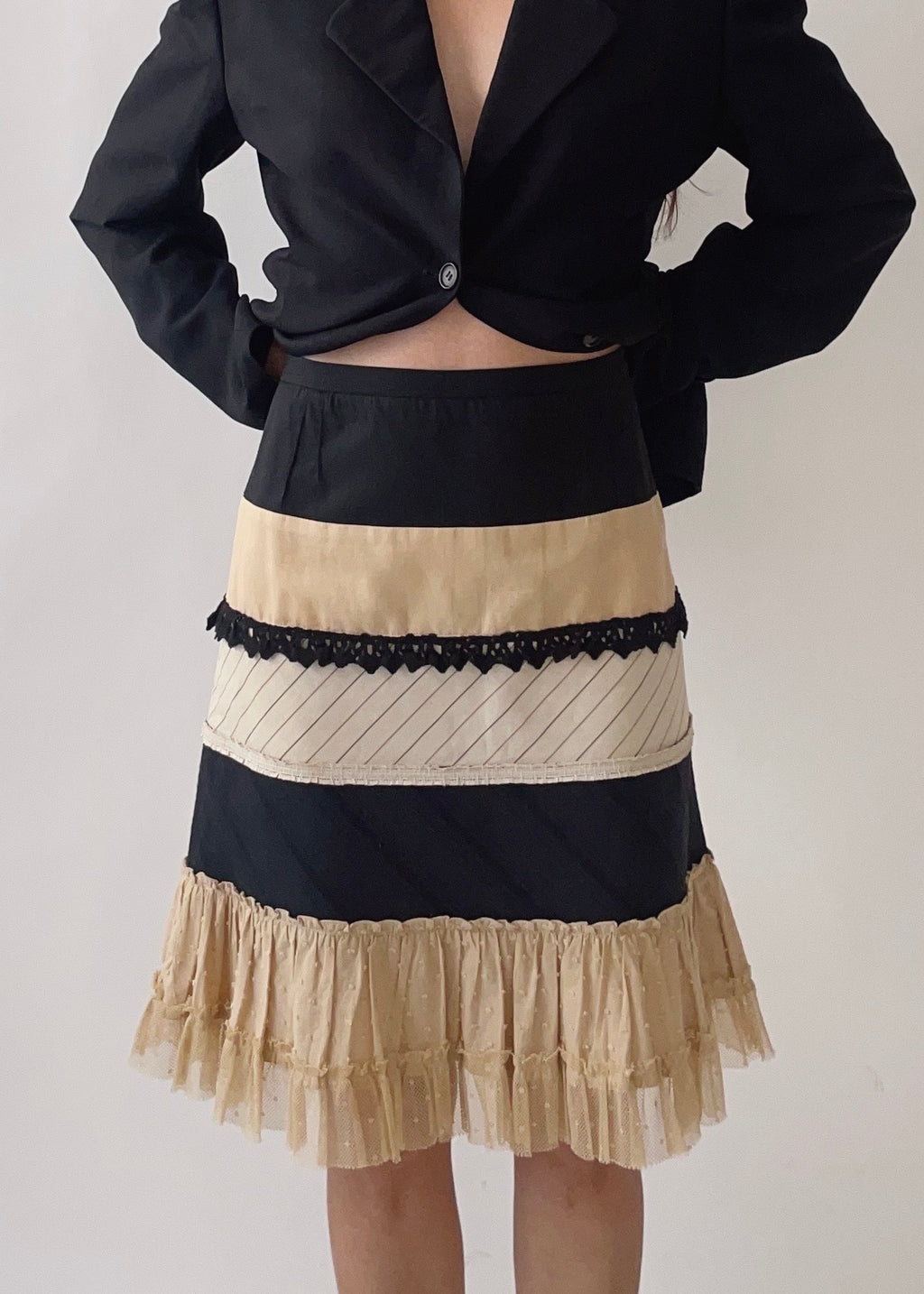 Moschino Cheap and Chic Layered Skirt