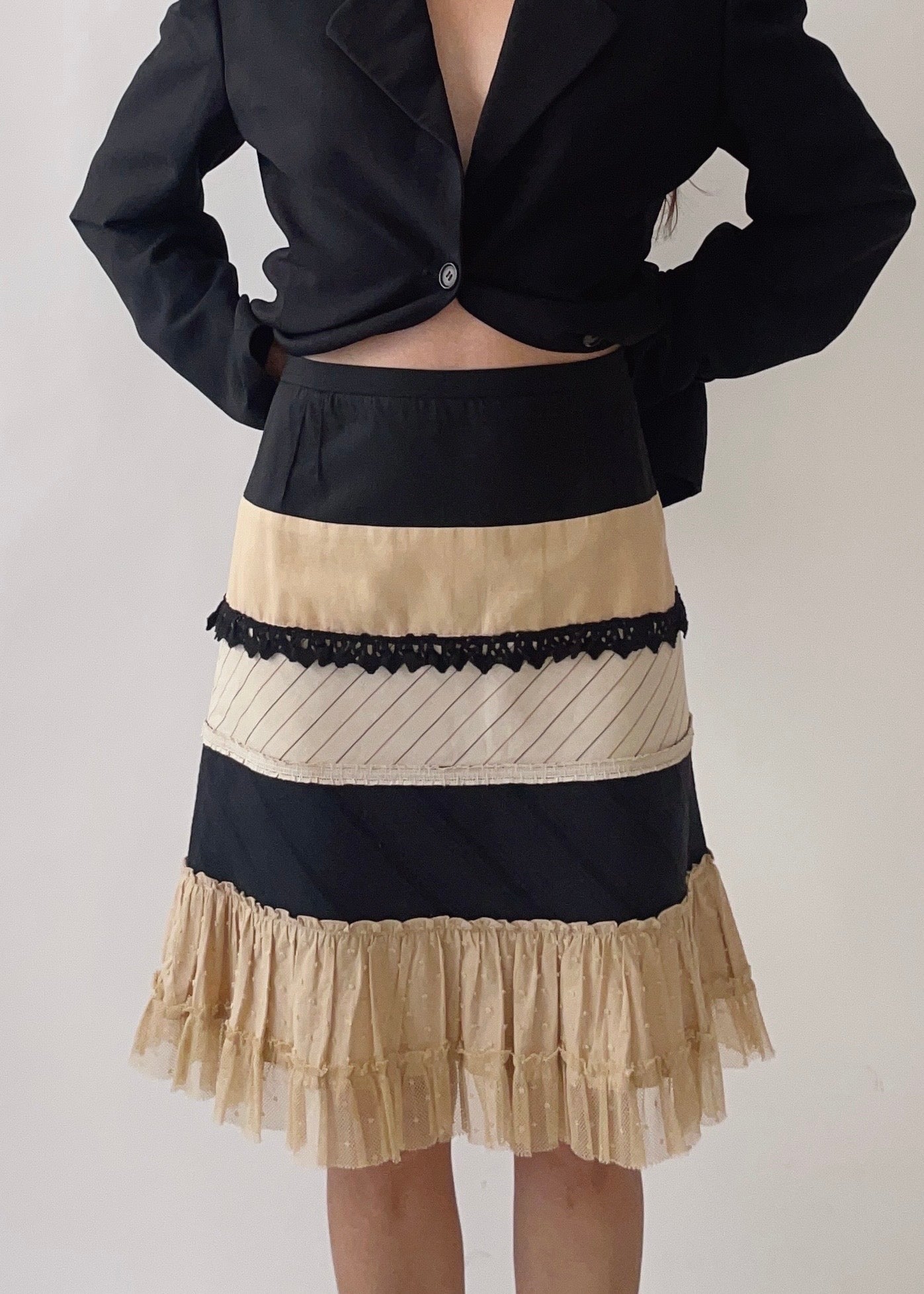 Moschino Cheap and Chic Layered Skirt