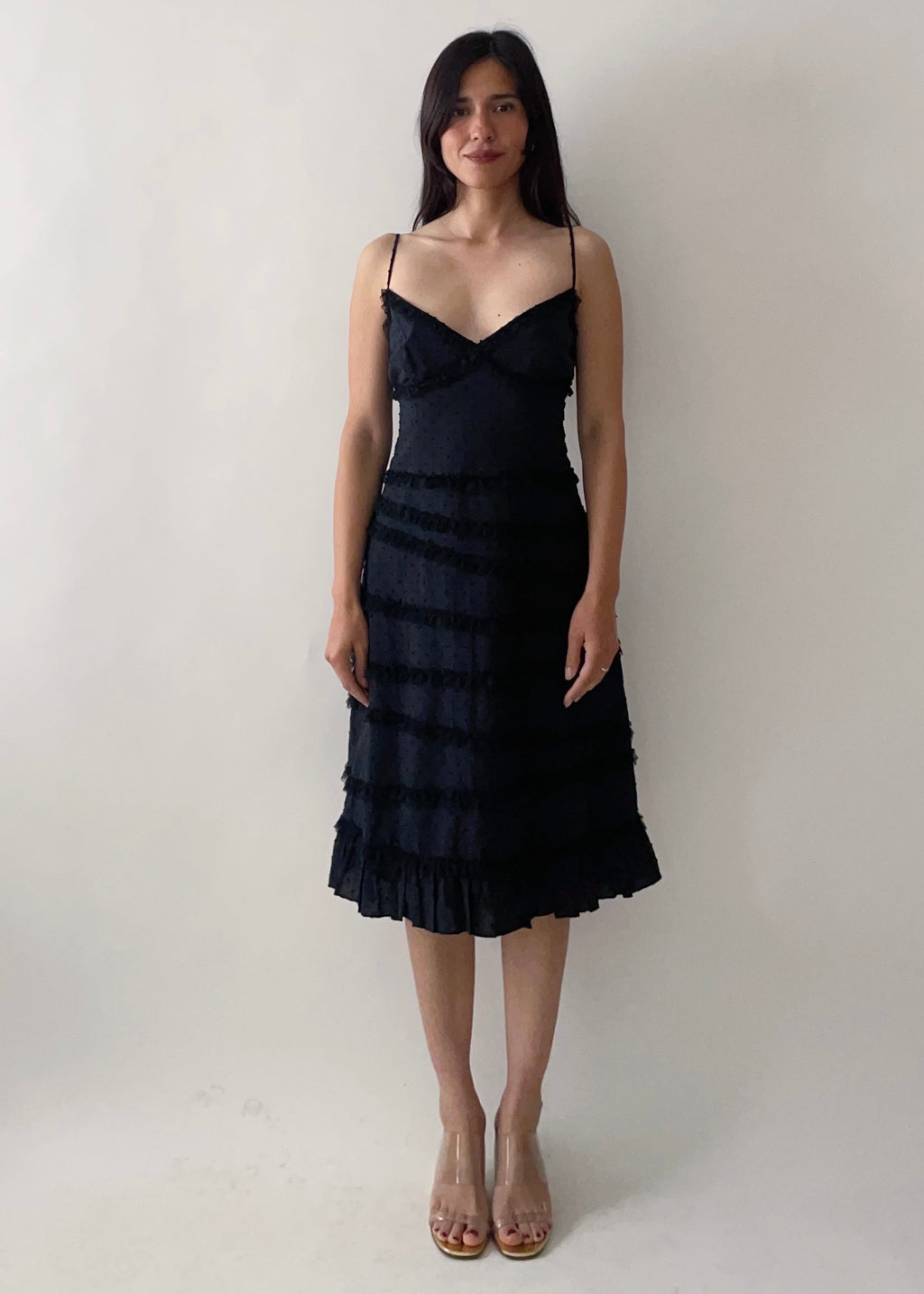 Vintage Moschino Spaghetti Strap Dress