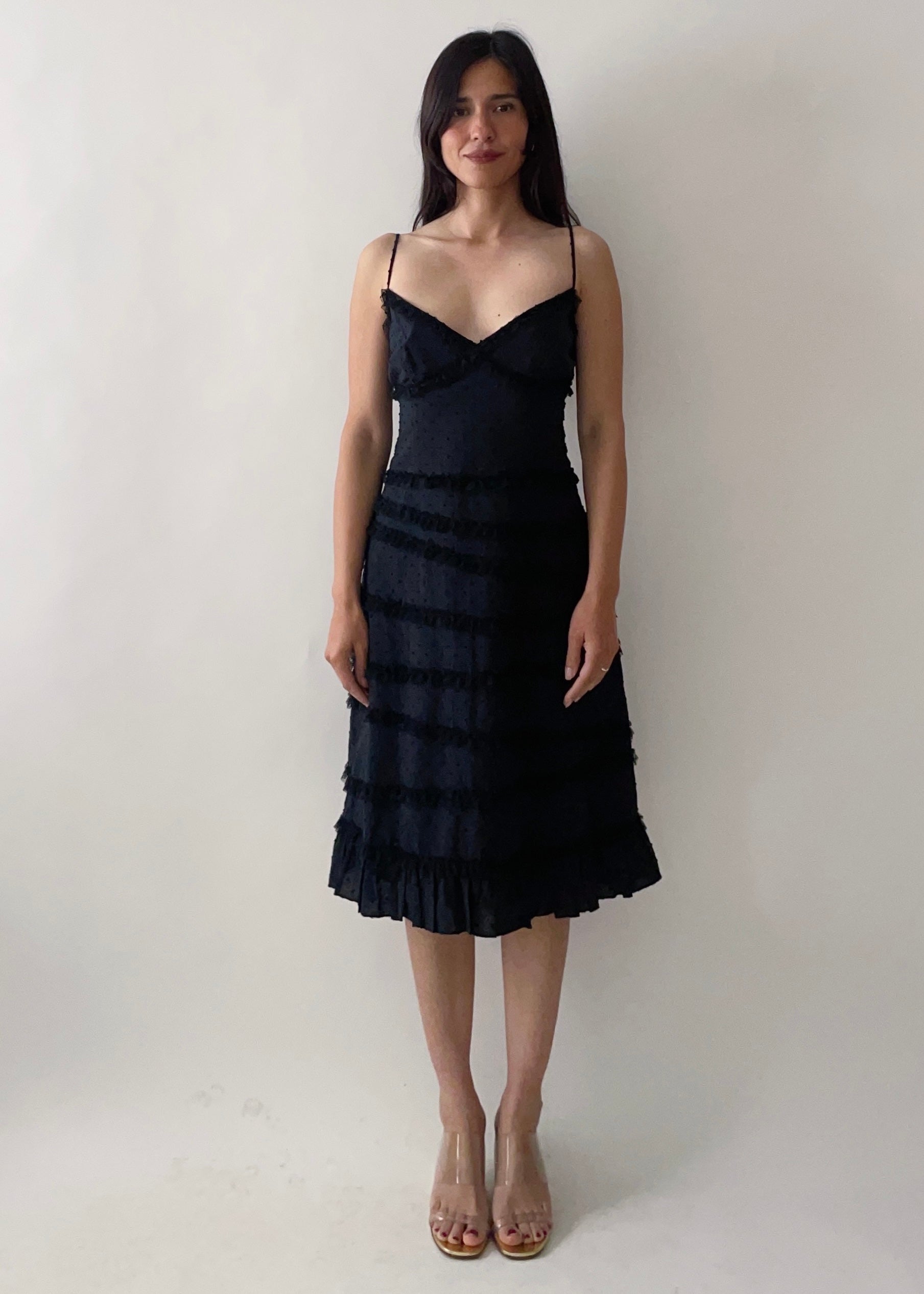 Vintage Moschino Spaghetti Strap Dress