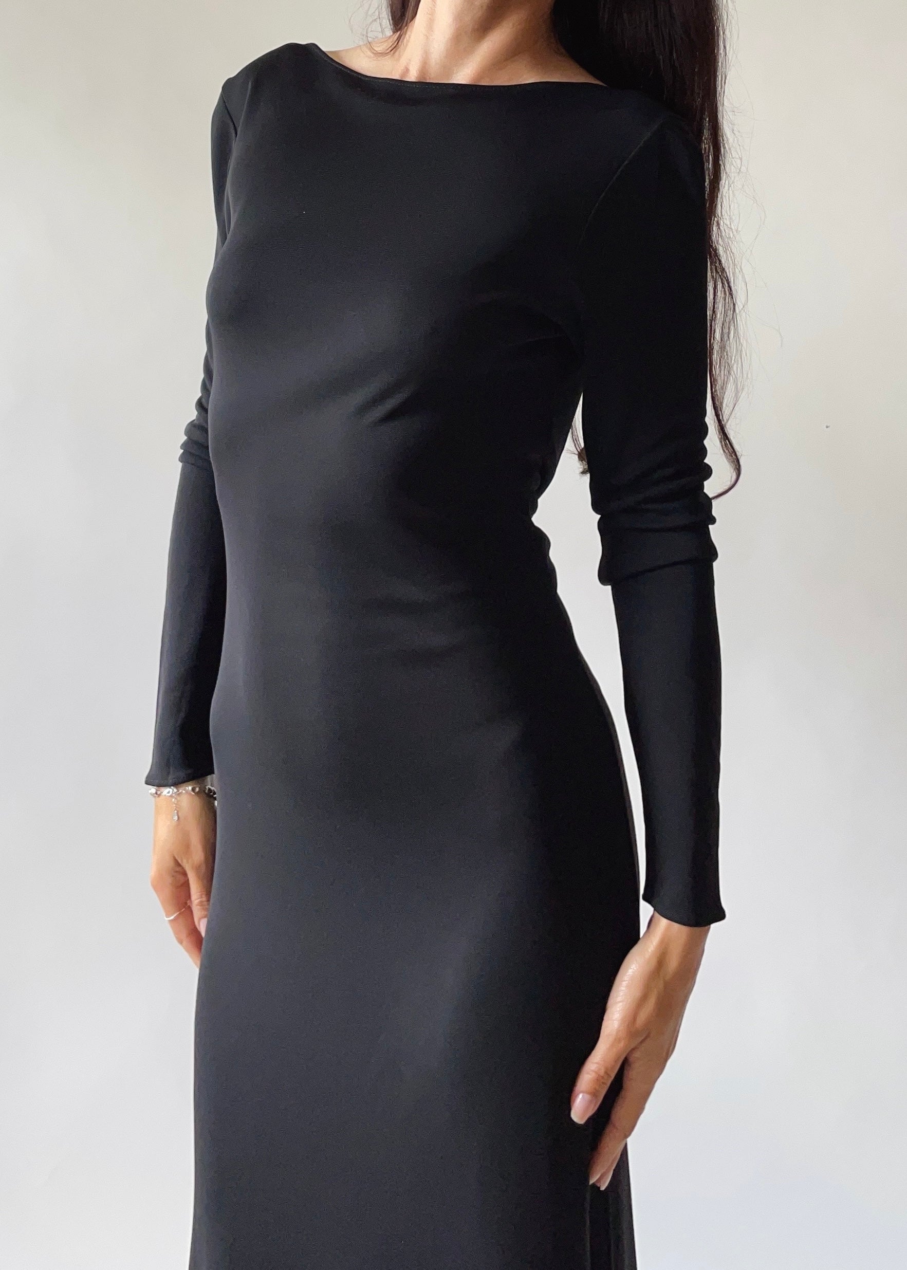 Vintage Moschino Black Dress