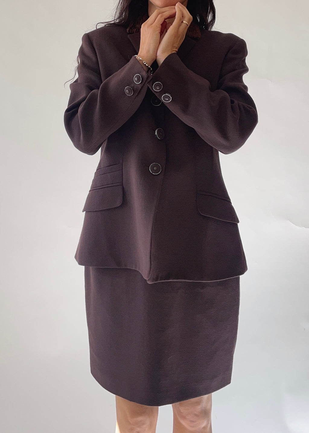 Vintage Versace Jeans Wool Suit