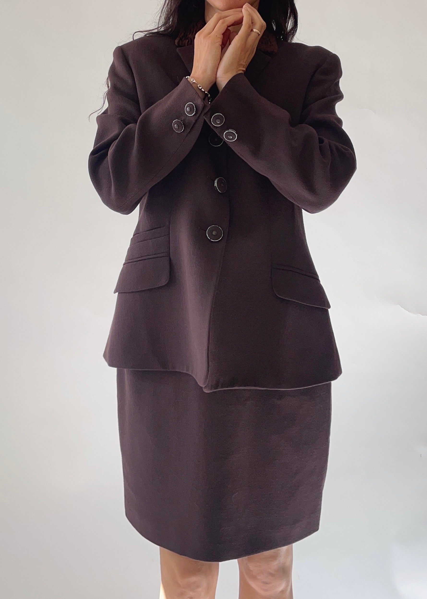 Vintage Versace Jeans Wool Suit