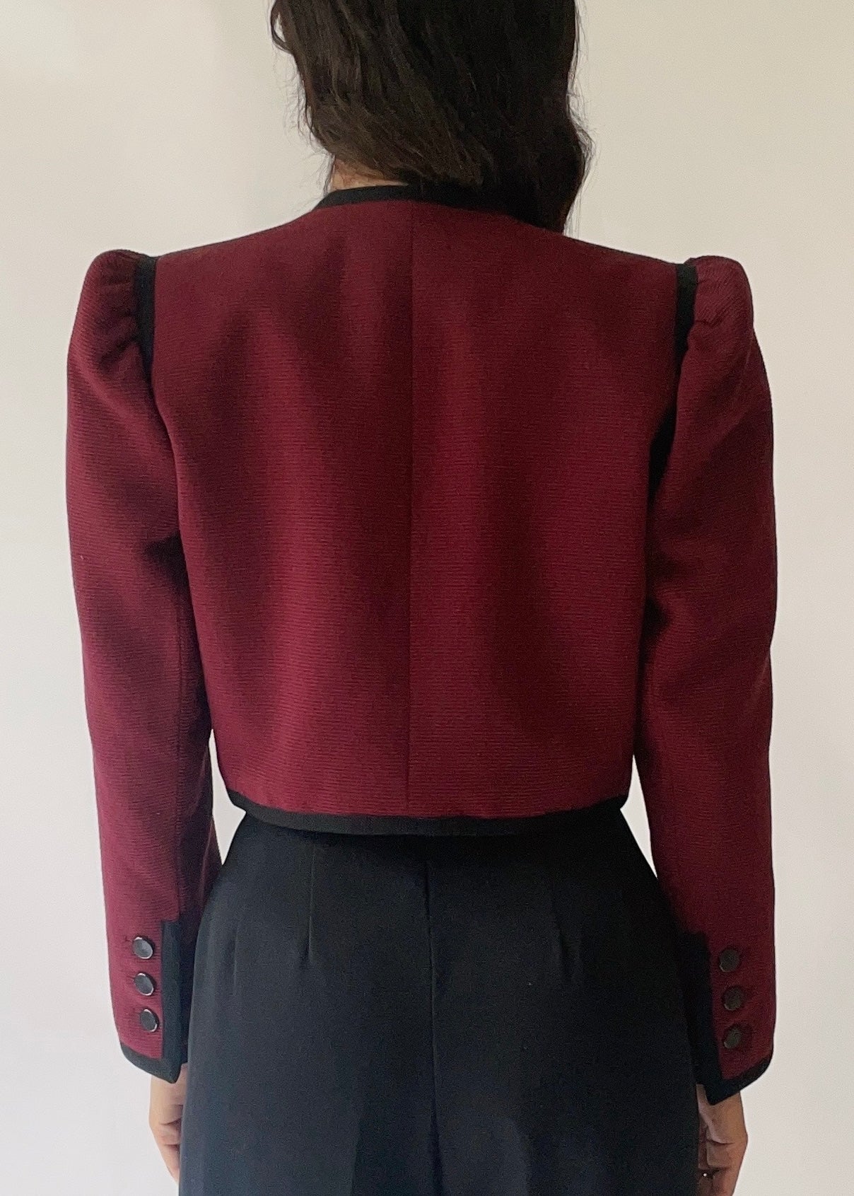 1970s Yves Saint Laurent Cropped Jacket