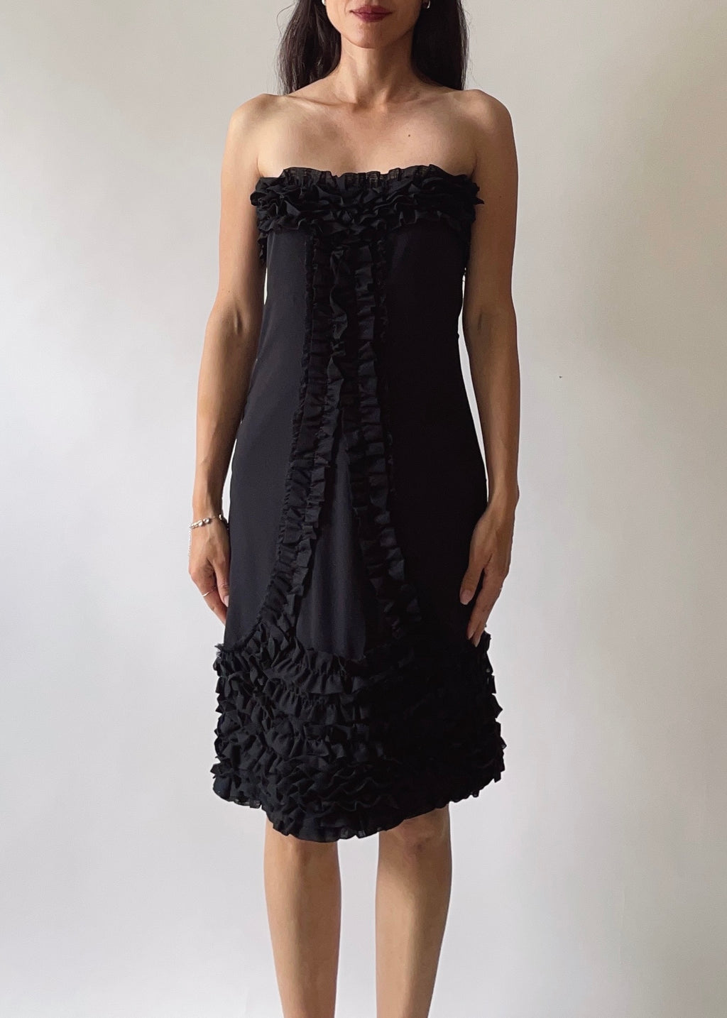 Anna Molinari Ruffle Dress