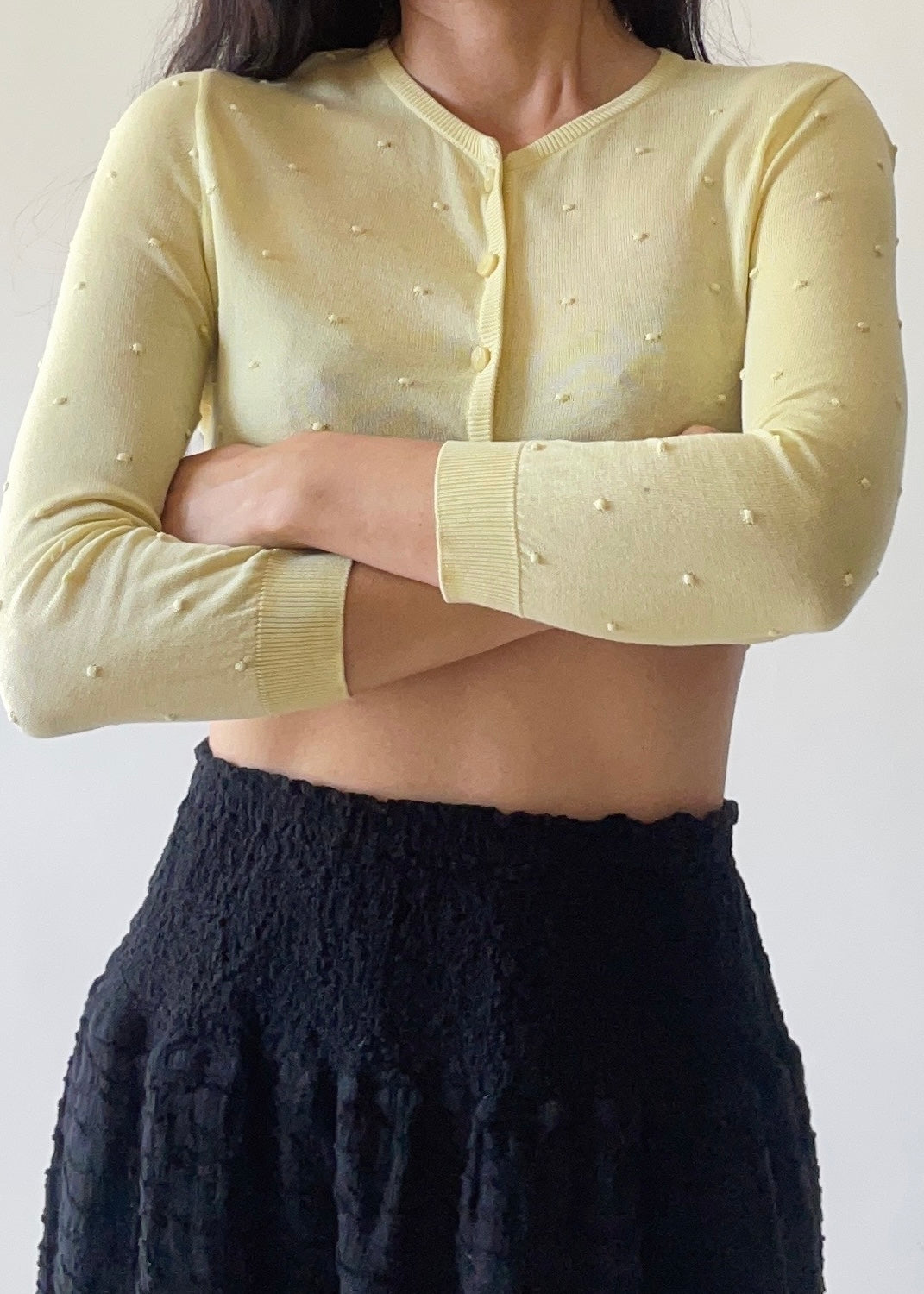 Early 2000s Valentino Cropped Cardi