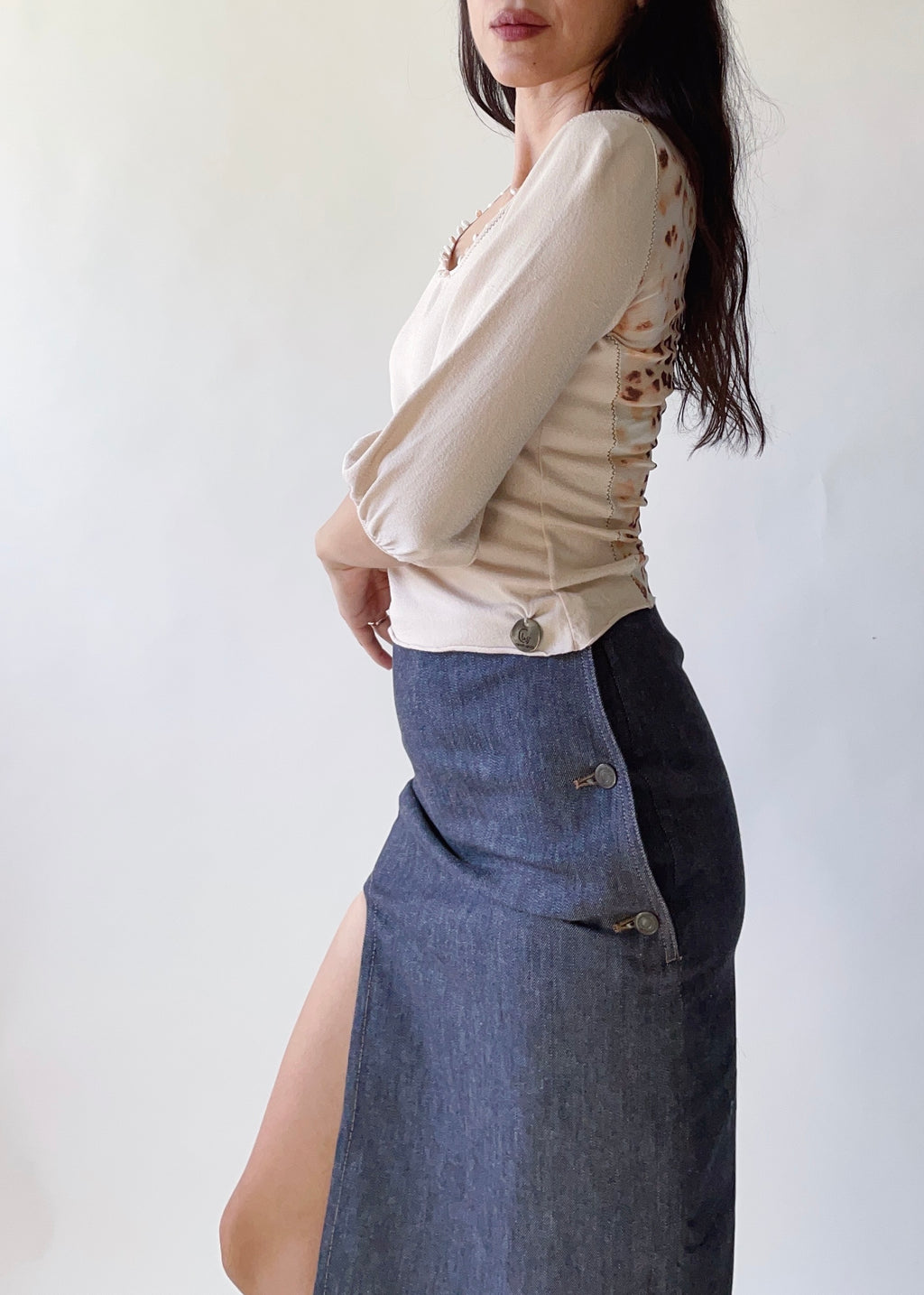 Courrèges Denim Skirt