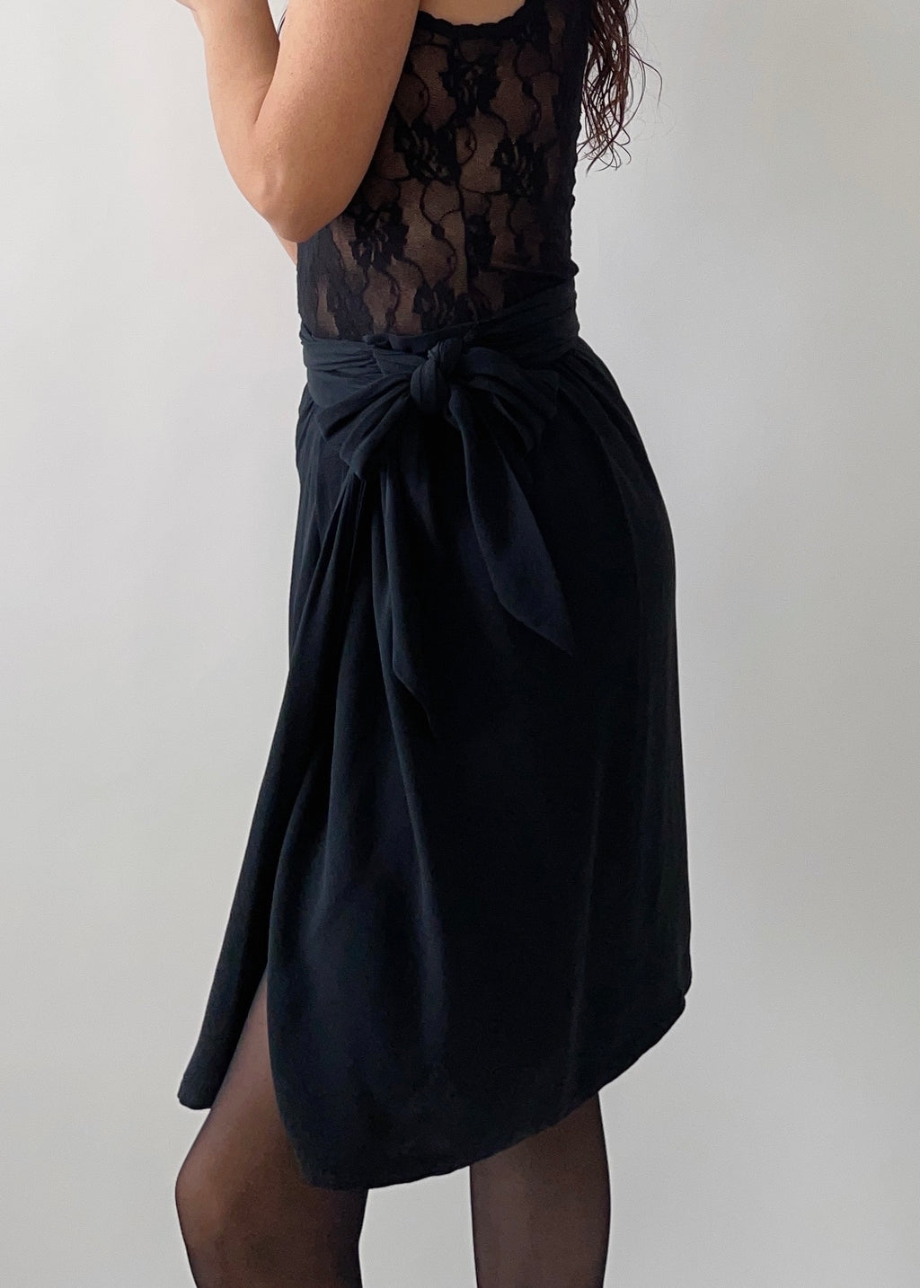 Vintage YSL Silk Wrap Skirt