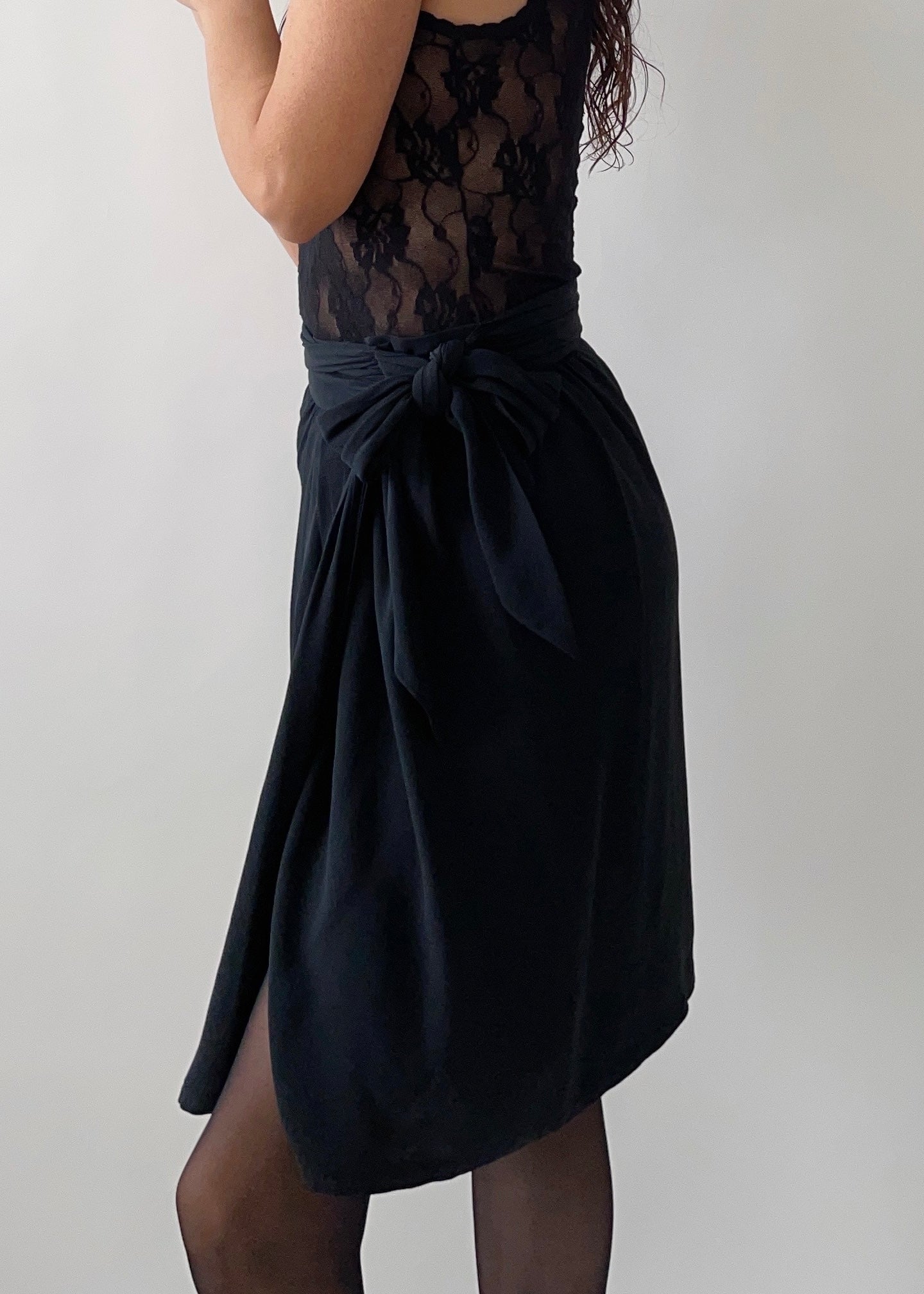 Vintage YSL Silk Wrap Skirt