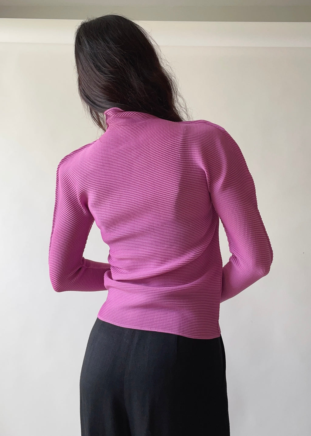 Issey Miyake Pink Turtleneck