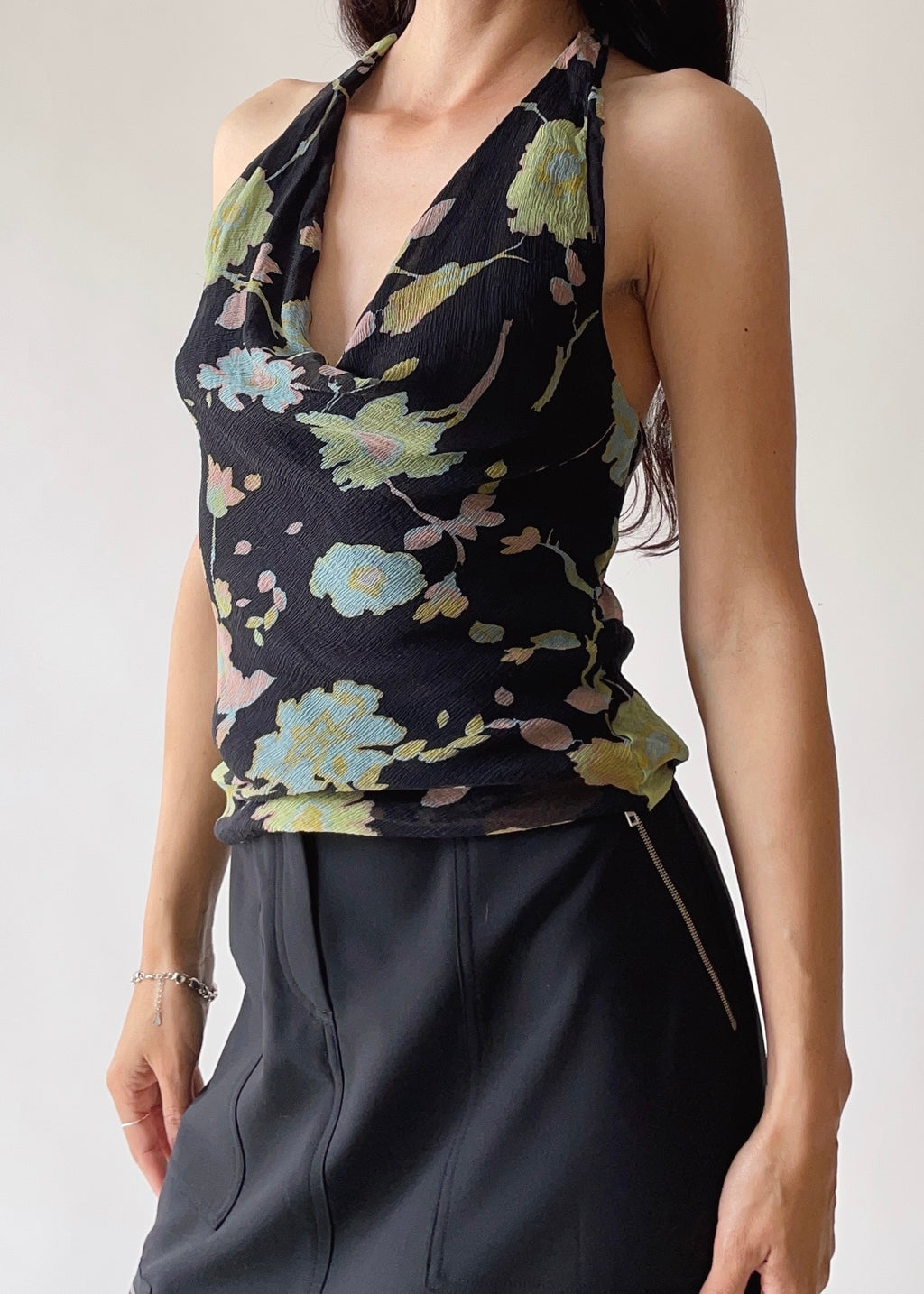 Vintage Valentino Silk Halter