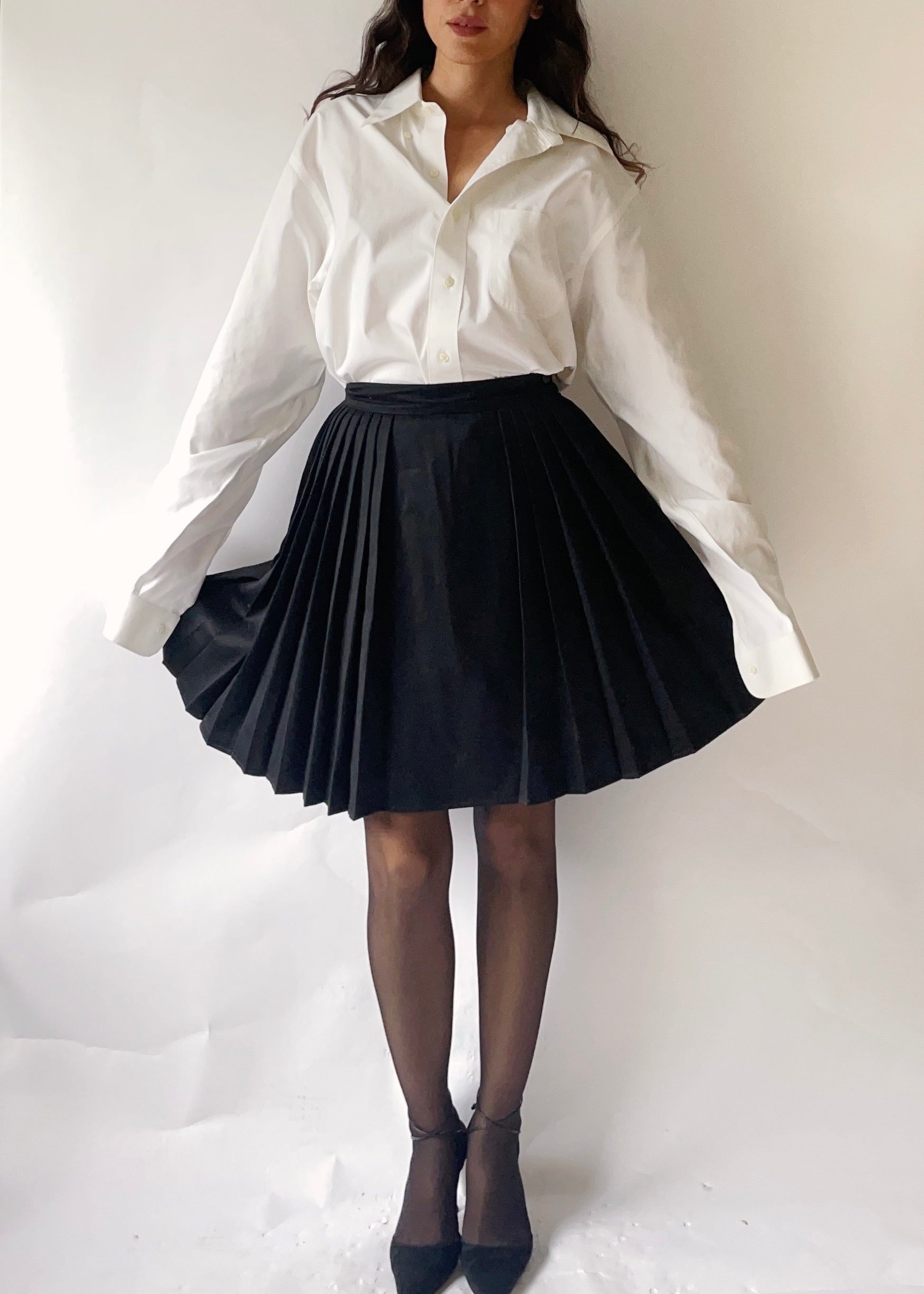 Vintage Versace Pleats Skirt