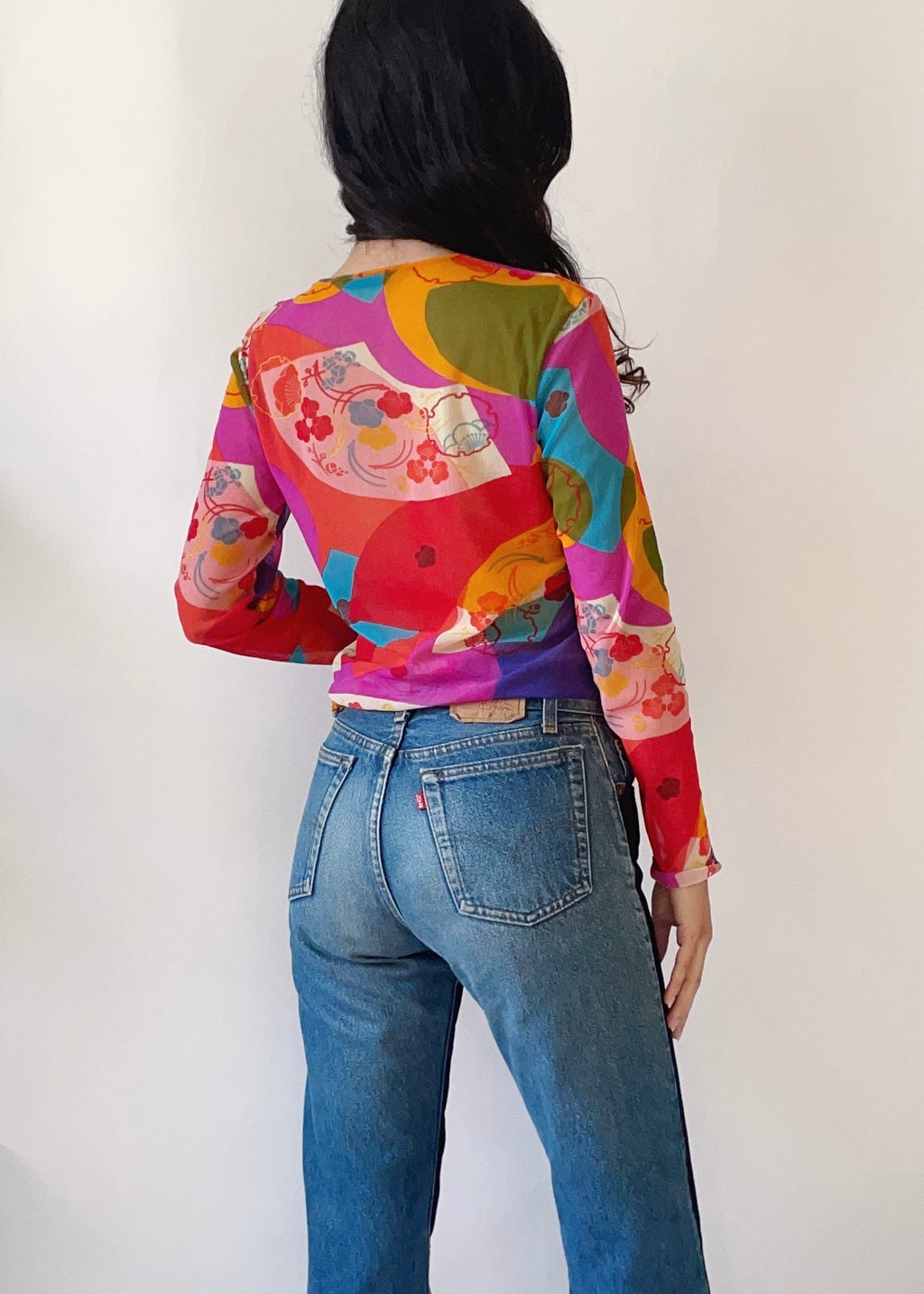 Vintage Kenzo Jeans Mesh Top