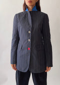 Vintage Moschino Cotton Stripe Blazer
