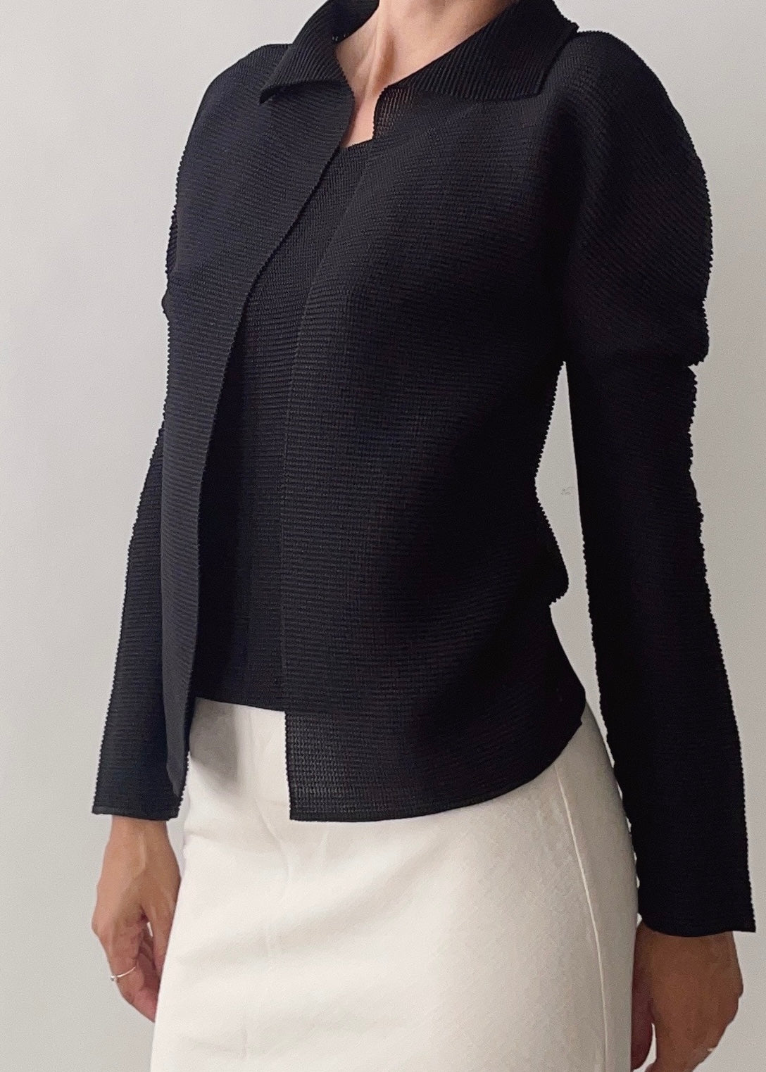 Issey Miyake Me Cardi Cami Set