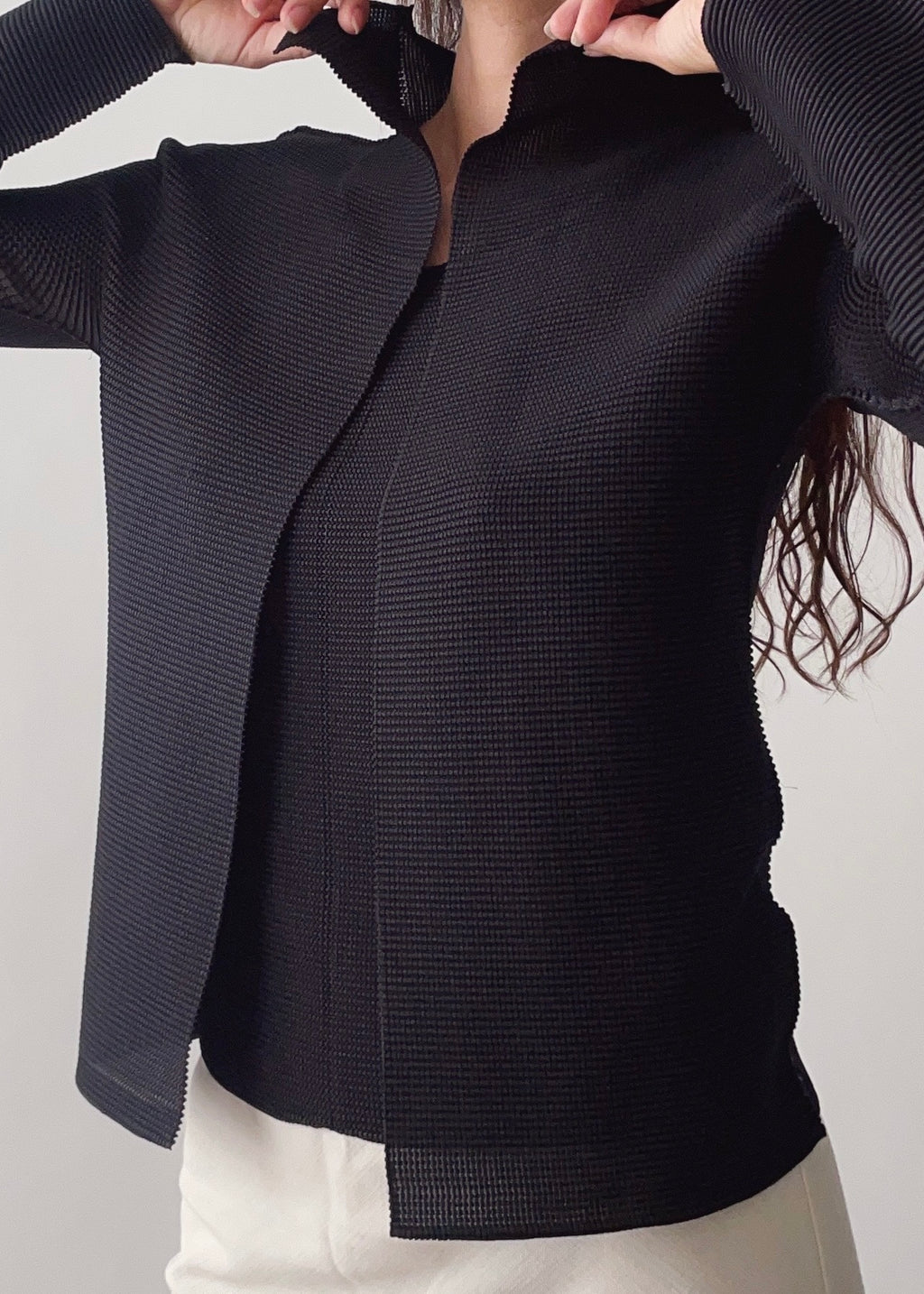 Issey Miyake Me Cardi Cami Set