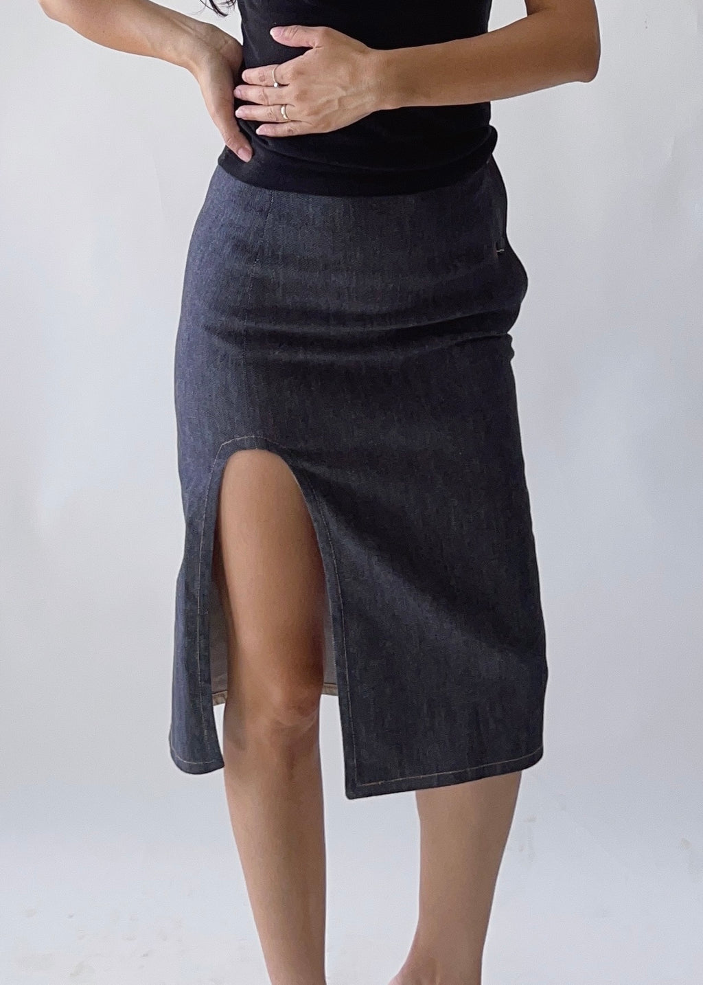 Courrèges Denim Skirt