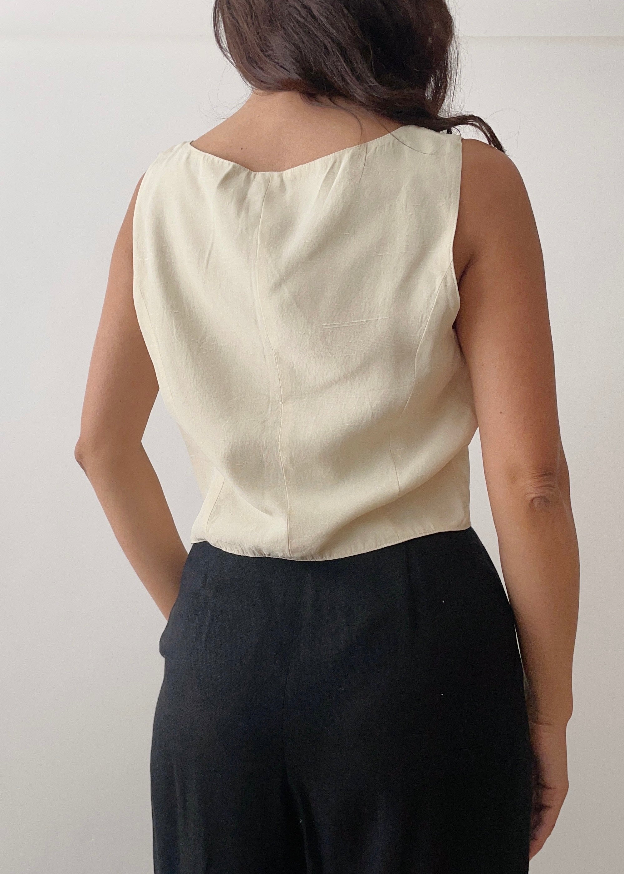 Vintage Byblos Square Neck Top