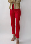 Vintage Issey Miyake Pleats Please Red Pants