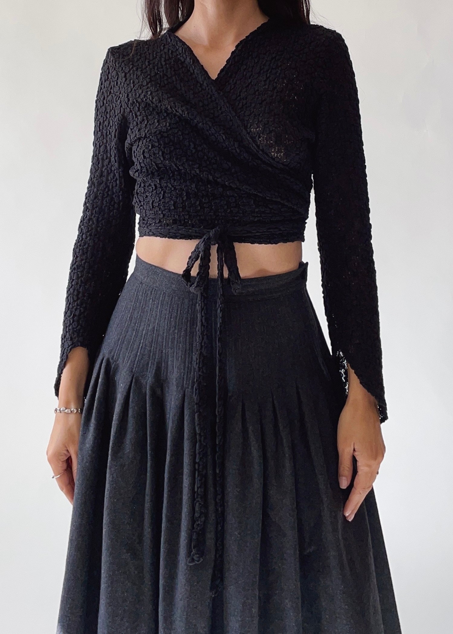 Vintage Anne Fontaine Wrap Top