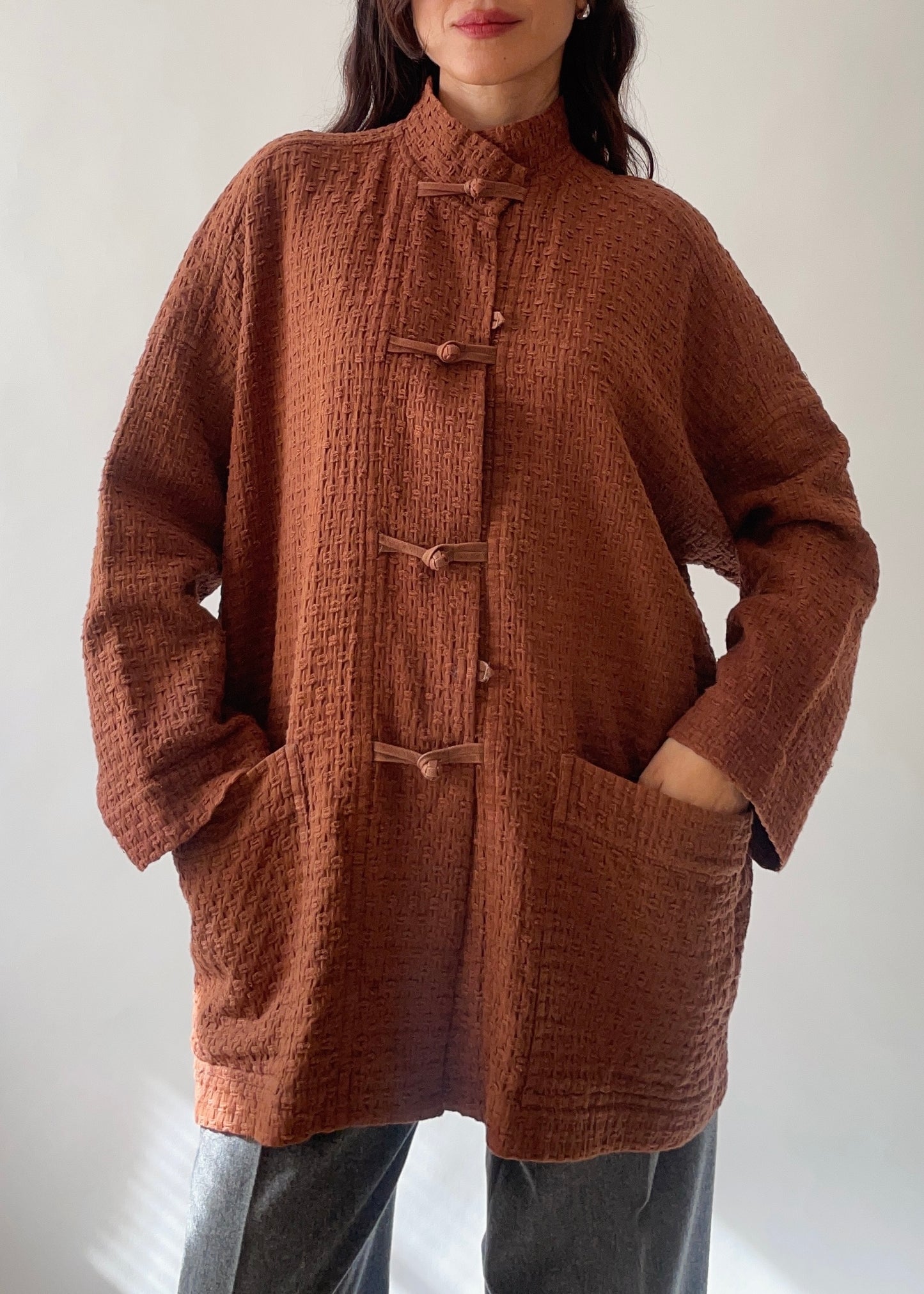 Vintage Issey Miyake Brown Jacket