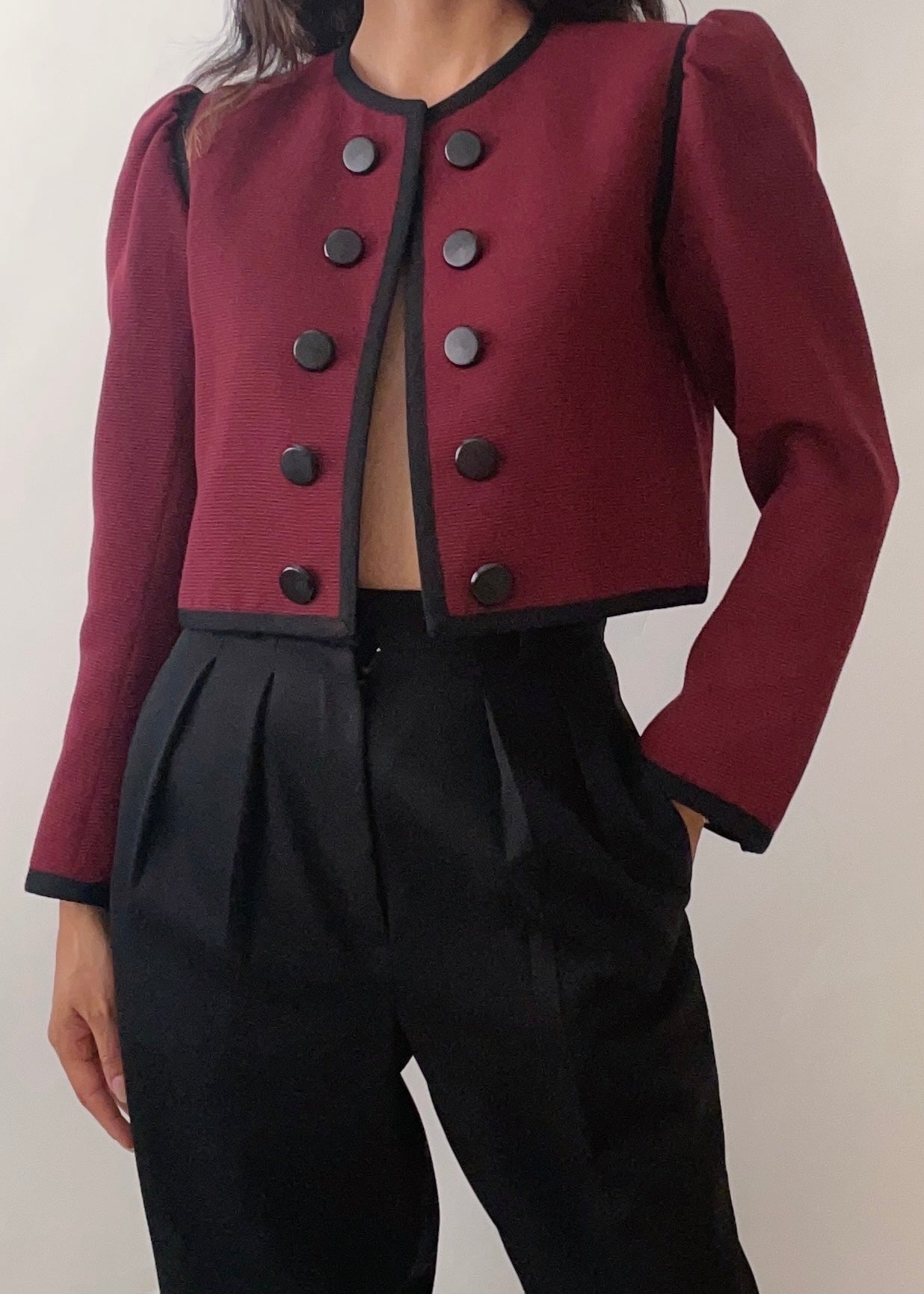 1970s Yves Saint Laurent Cropped Jacket