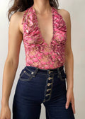 Vintage Just Cavalli Shell Halter Top