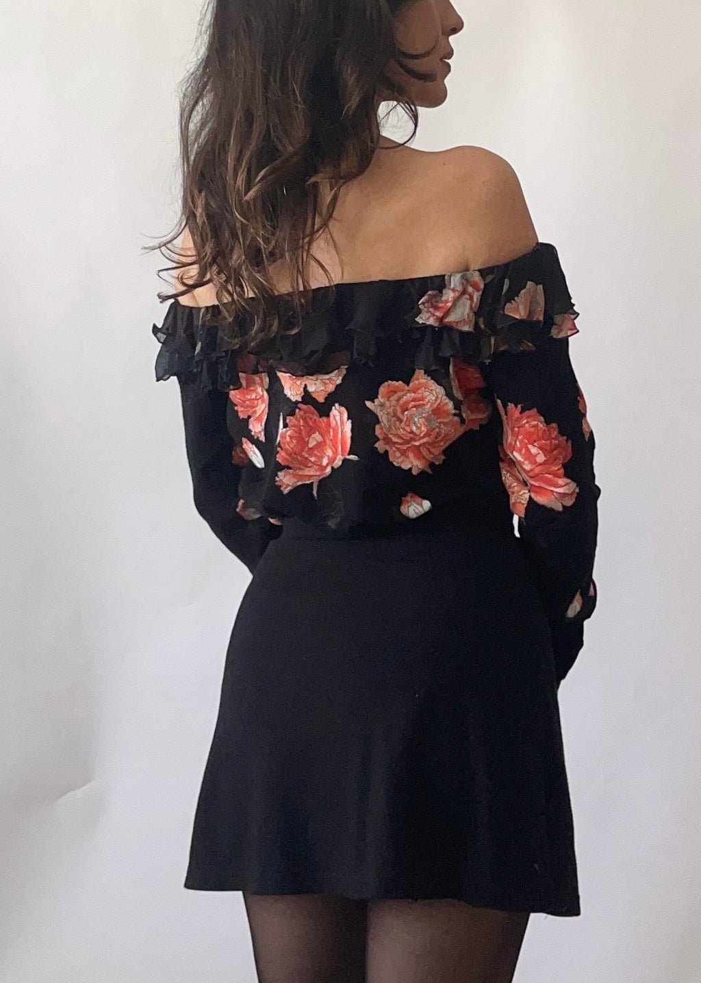 Vintage Blumarine Floral Knit Top