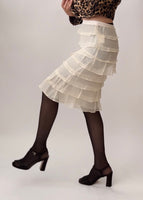 Vintage Prada Silk Chiffon Skirt