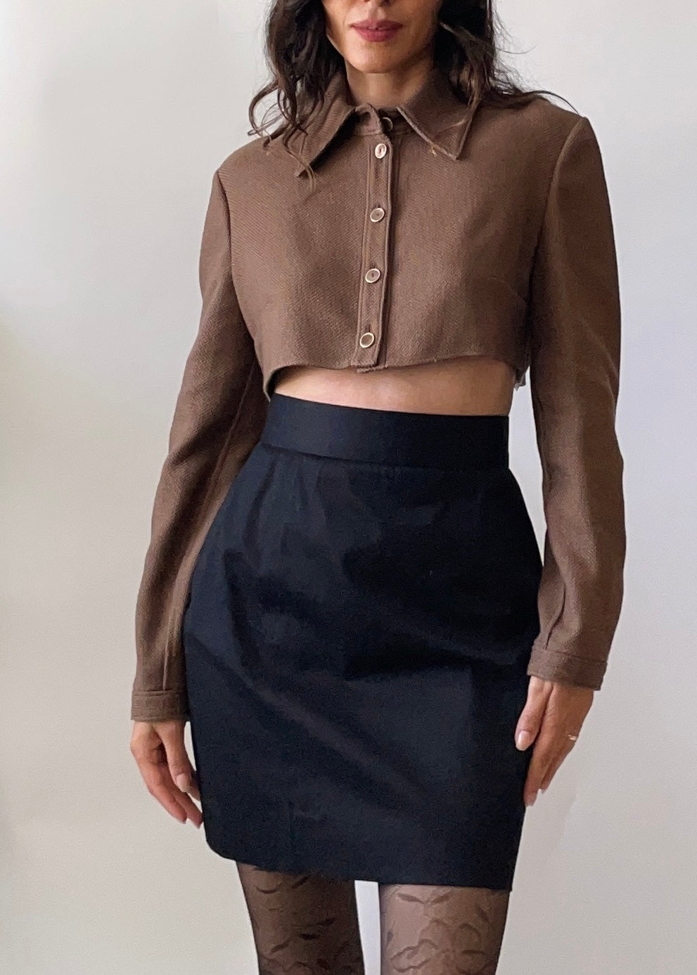Vintage Valentino Cropped Top Jacket
